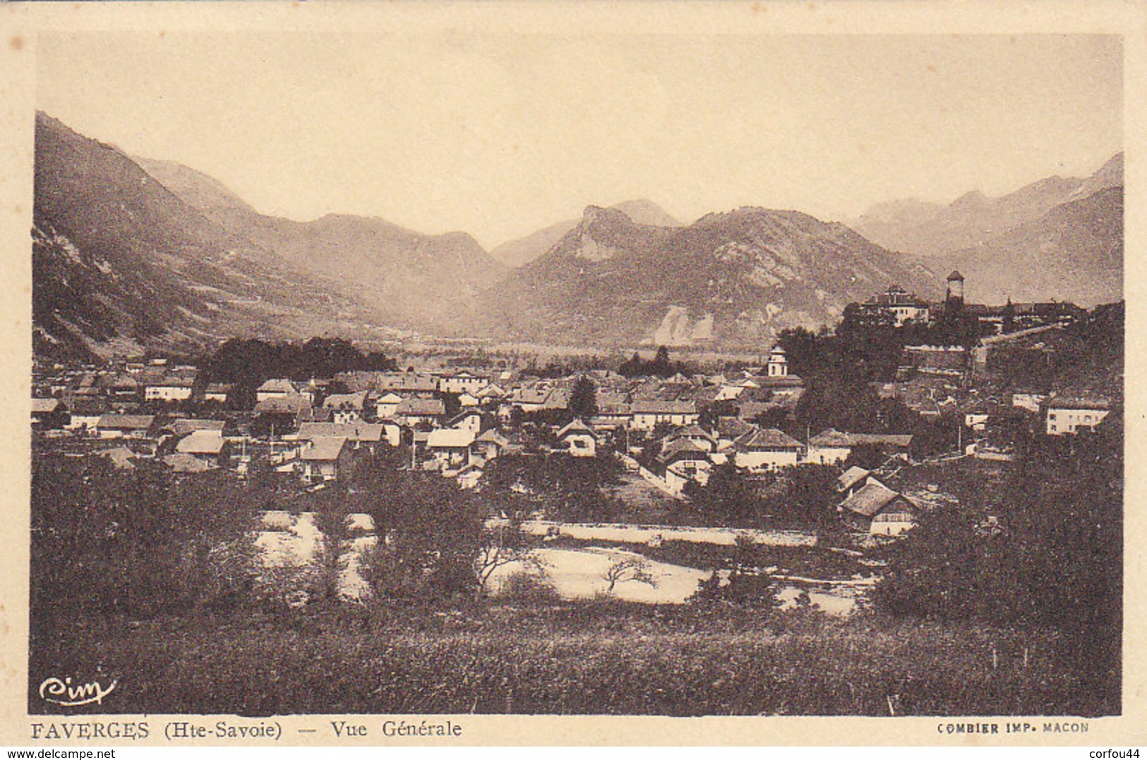 FAVERGES : Vue Générale Vers 1925 - Faverges