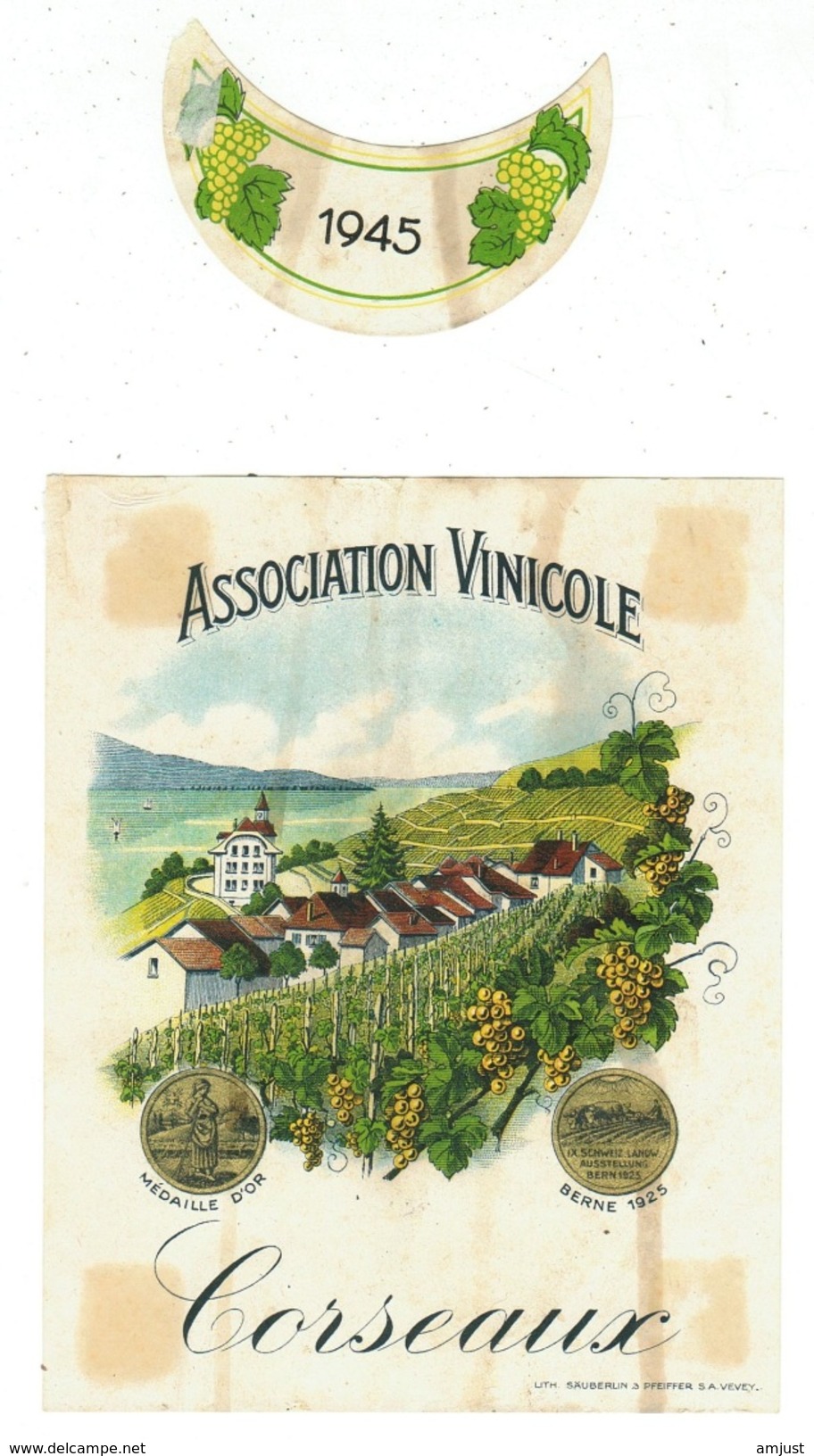 Rare // Association Vinicole, Corseaux, Vaud // Suisse - Autres & Non Classés