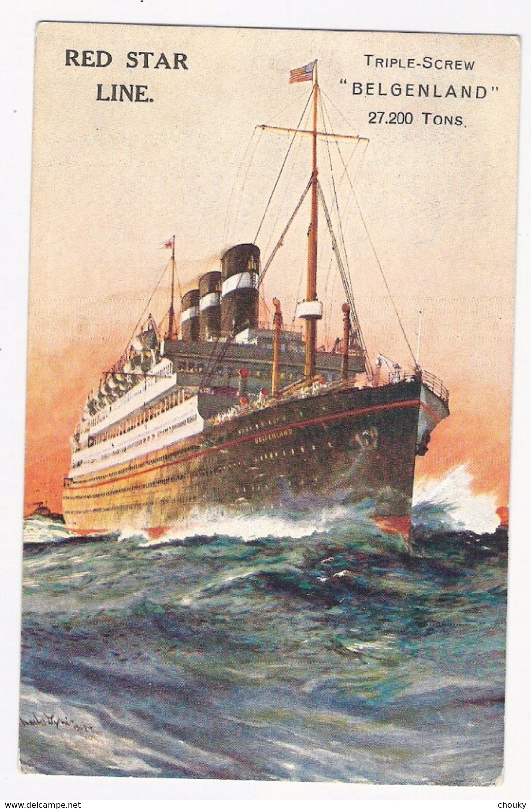 Red Star Line - Steamers