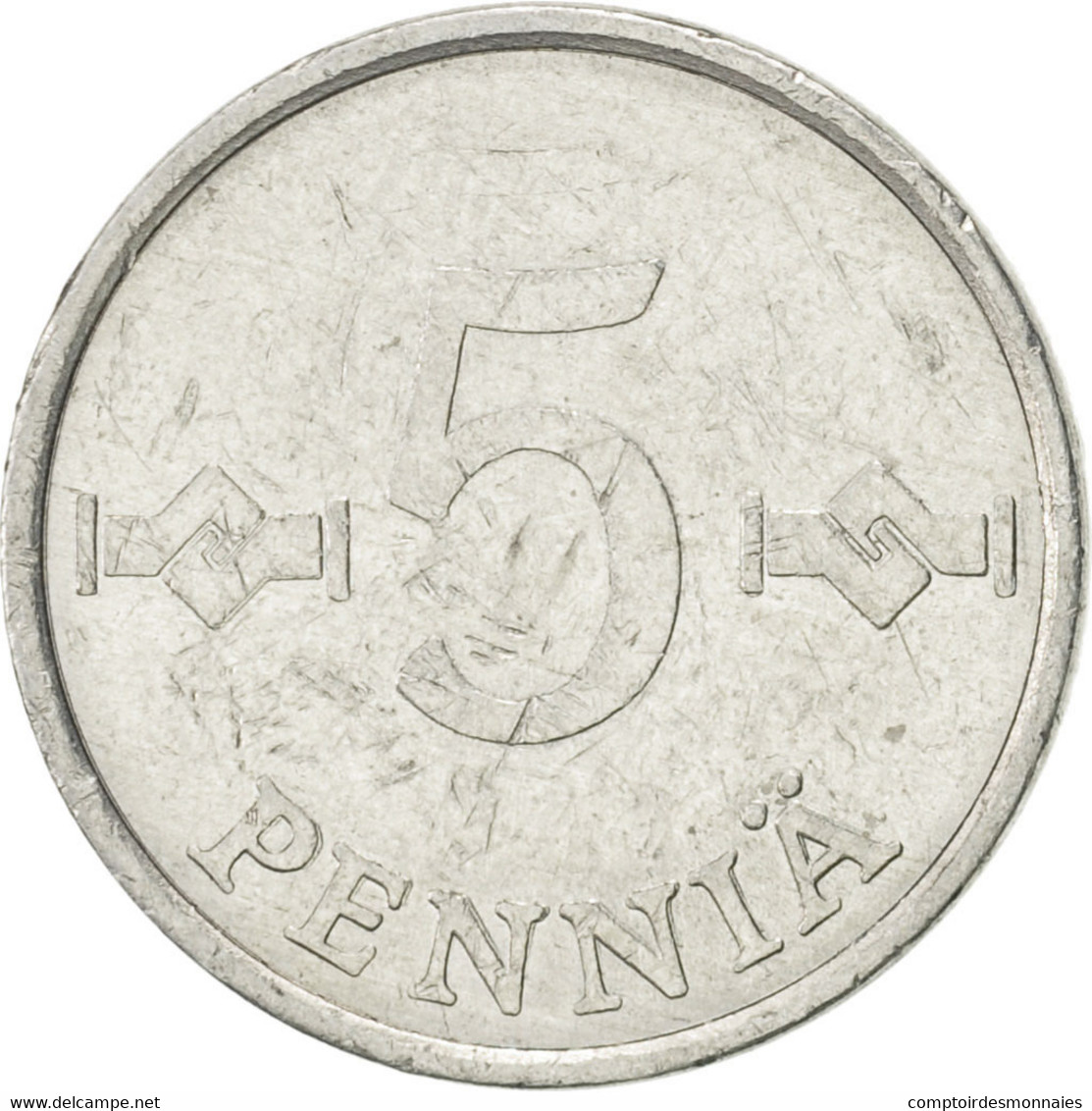 Monnaie, Finlande, 5 Pennia, 1979, TTB, Aluminium, KM:45a - Finlande