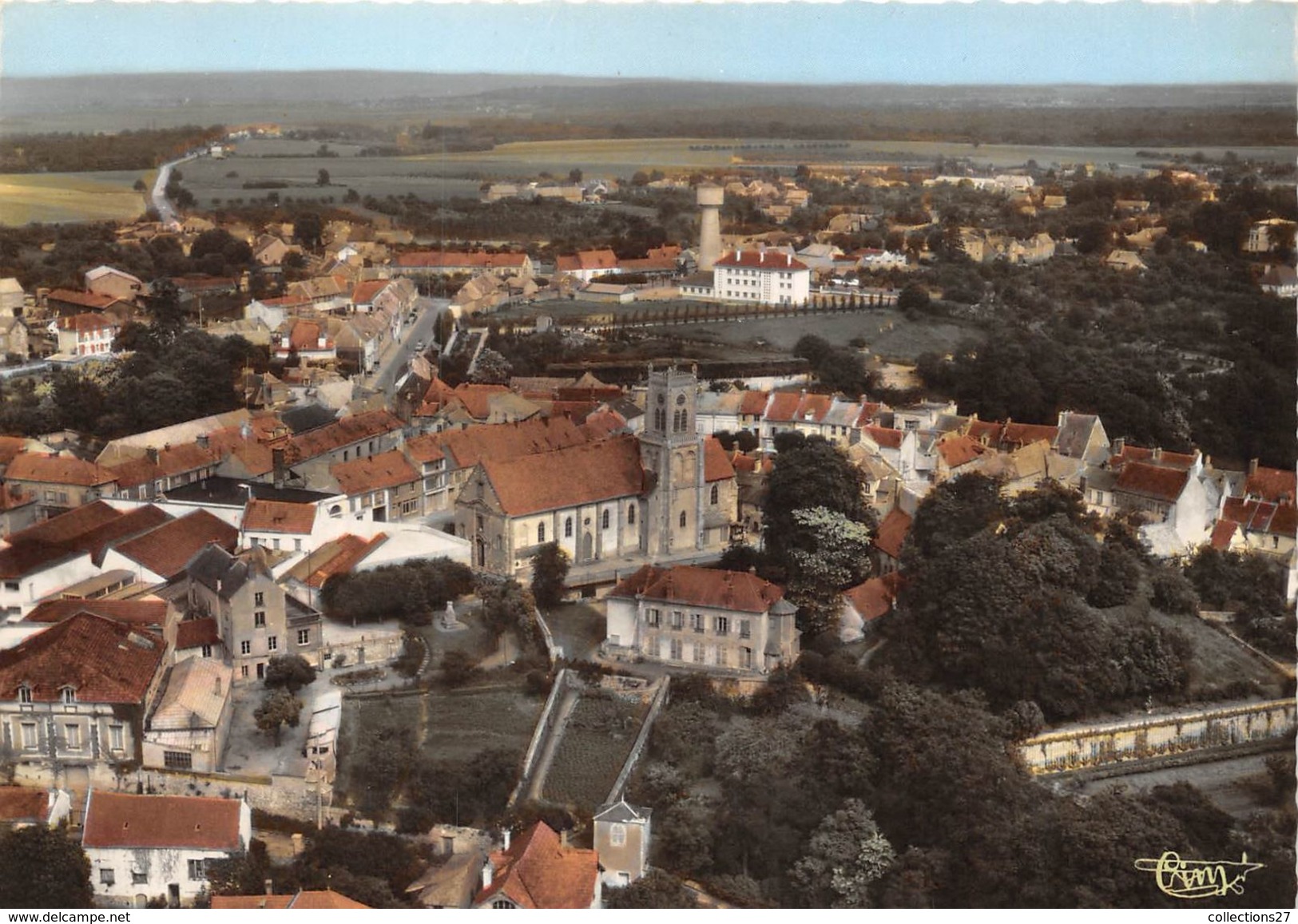 78-NEAUPHLE-LE-CHATEAU- VUE GENERALE AERIENNE - Neauphle Le Chateau