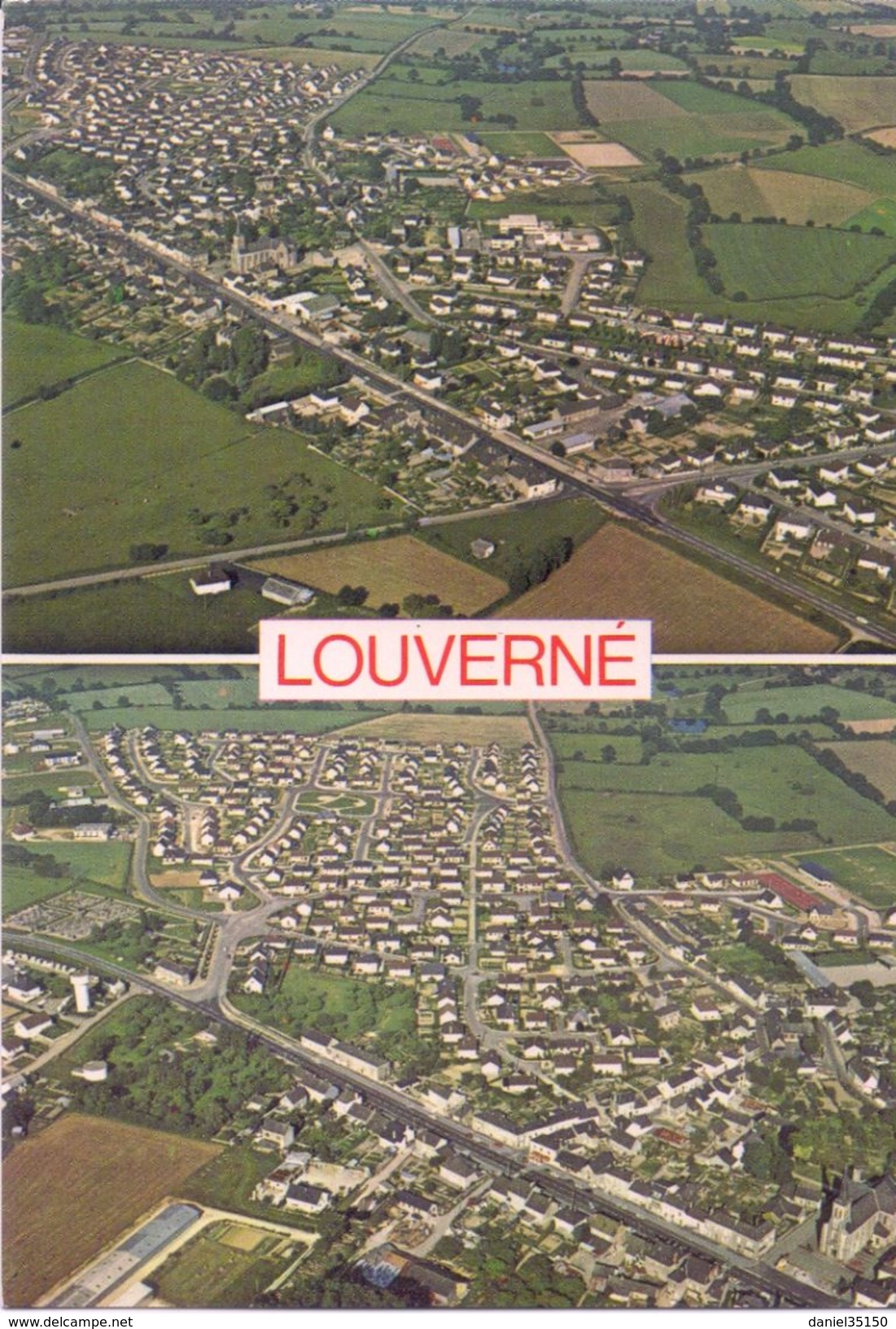 Vues Aériennes 53210 LOUVERNE CPM Non écrite - Louverne