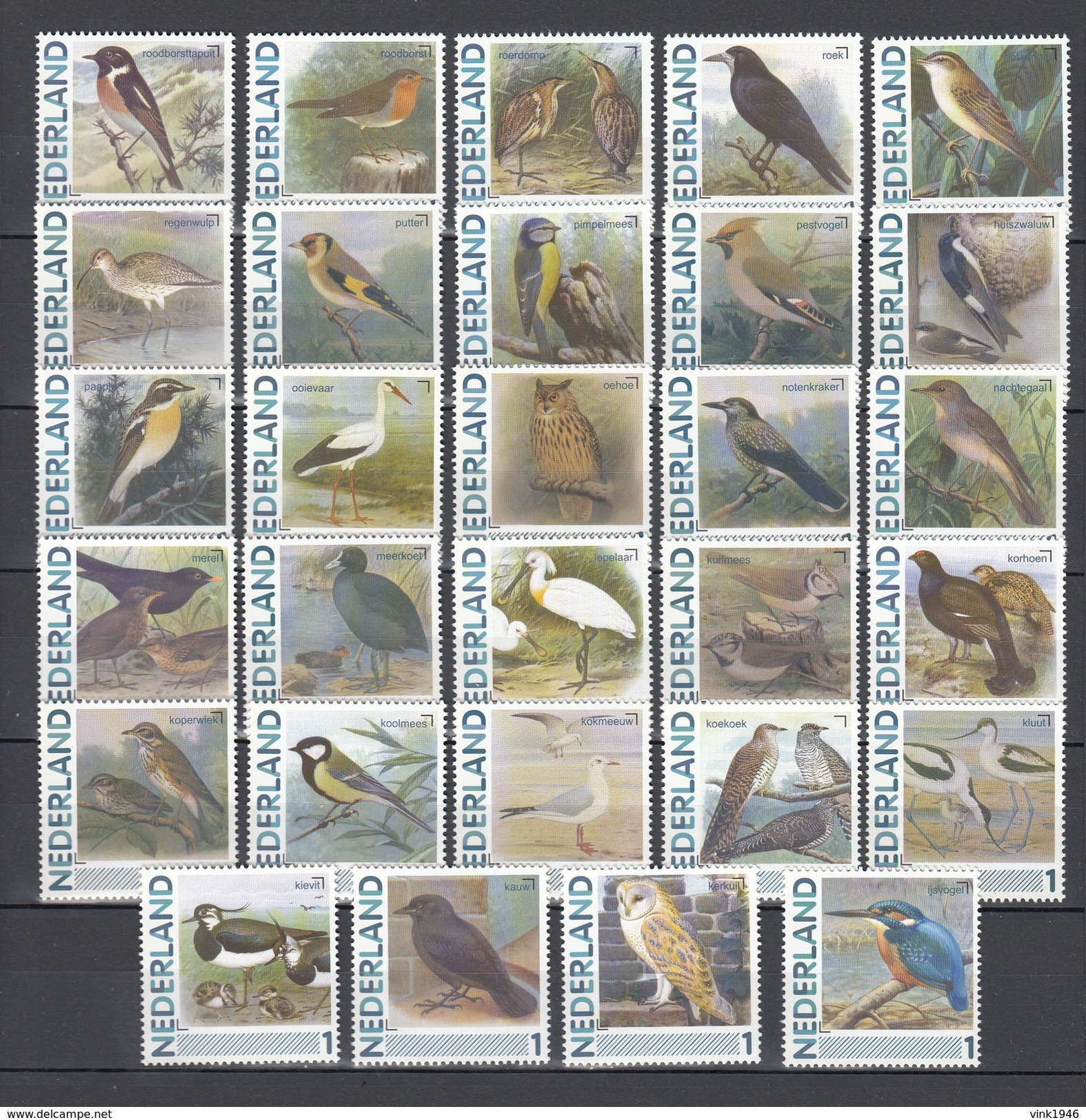 Netherlands Nederland 2011,74V,complete Set,birds,vogels,vögel,oiseaux,pajaros,uccelli,aves,MNH/Postfris(C261) - Andere & Zonder Classificatie