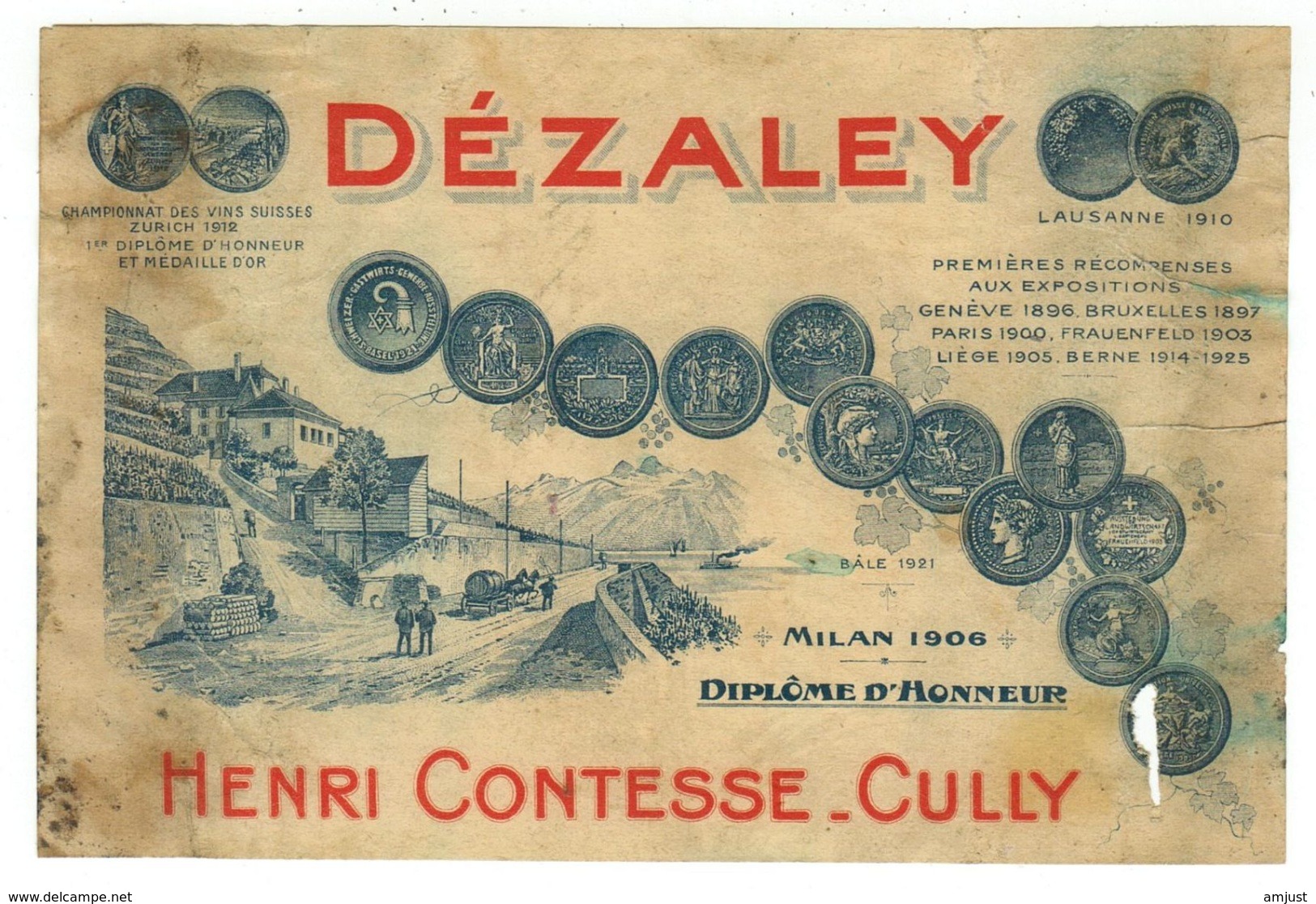 Rare // Dézaley, Henri Contesse Cully, Vaud // Suisse - Autres & Non Classés