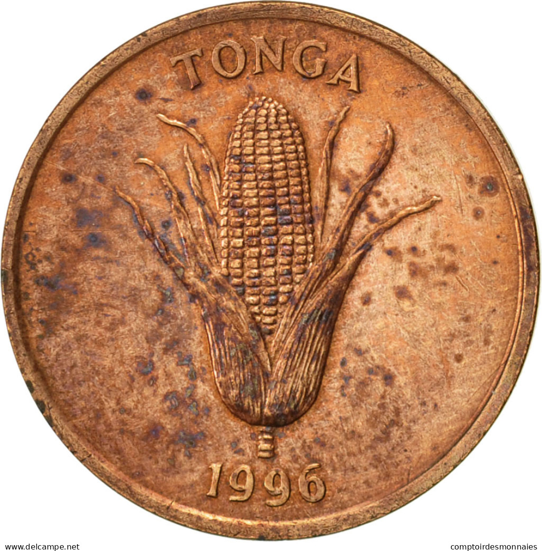 Monnaie, Tonga, King Taufa'ahau Tupou IV, Seniti, 1996, TTB, Bronze, KM:66 - Tonga