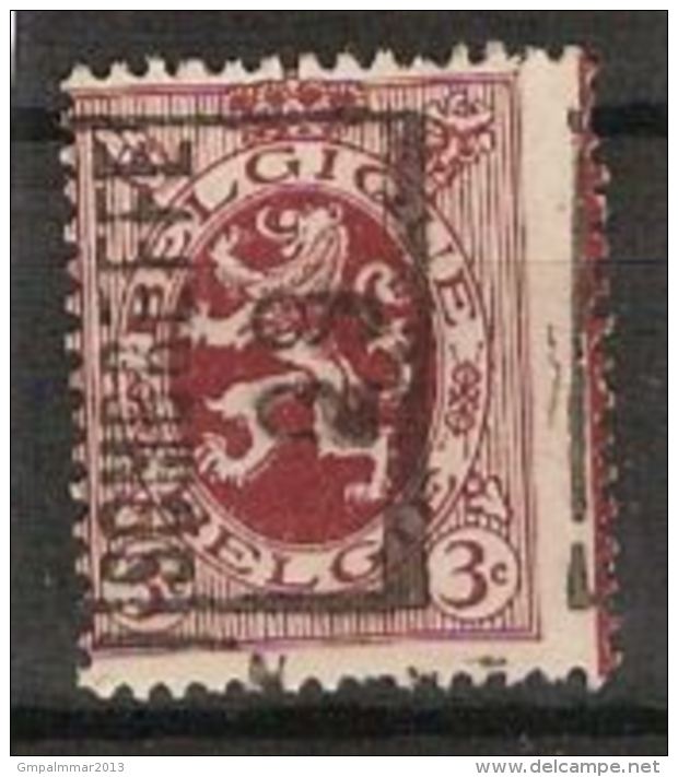 Heraldieke Leeuw 5042 A SOMBREFFE 29 ; Staat Zie Scan ! - Roller Precancels 1920-29