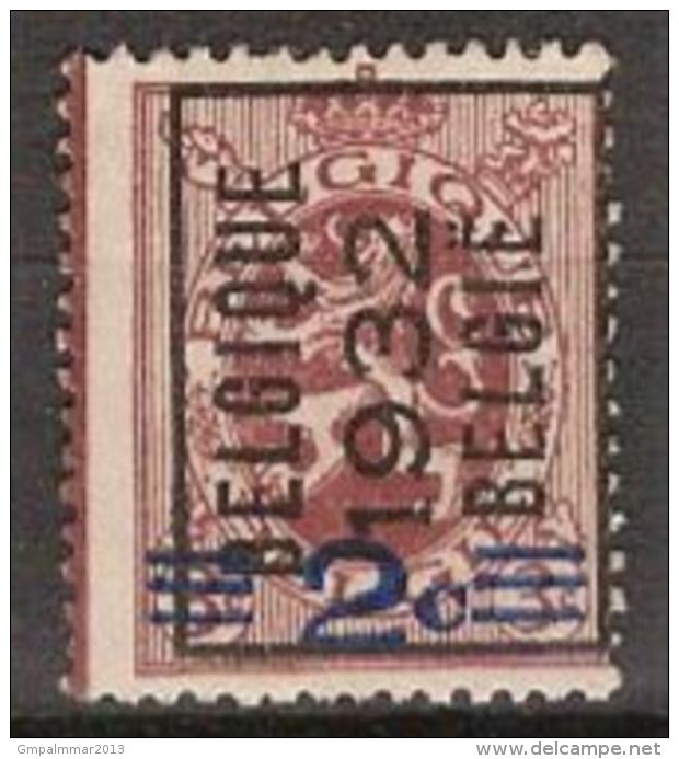Heraldieke Leeuw TYPO Nr. T252A Curiositeit "Kleurstreep In Boord" ; Staat Zie Scan ! - Typo Precancels 1929-37 (Heraldic Lion)