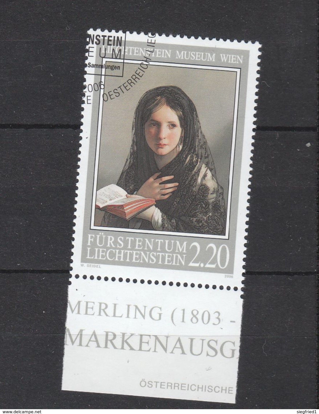 Liechtenstein  Gestempelt  1402 Gemälde Museum Liechtenstein Postpreis CHF 2,20 - Usati