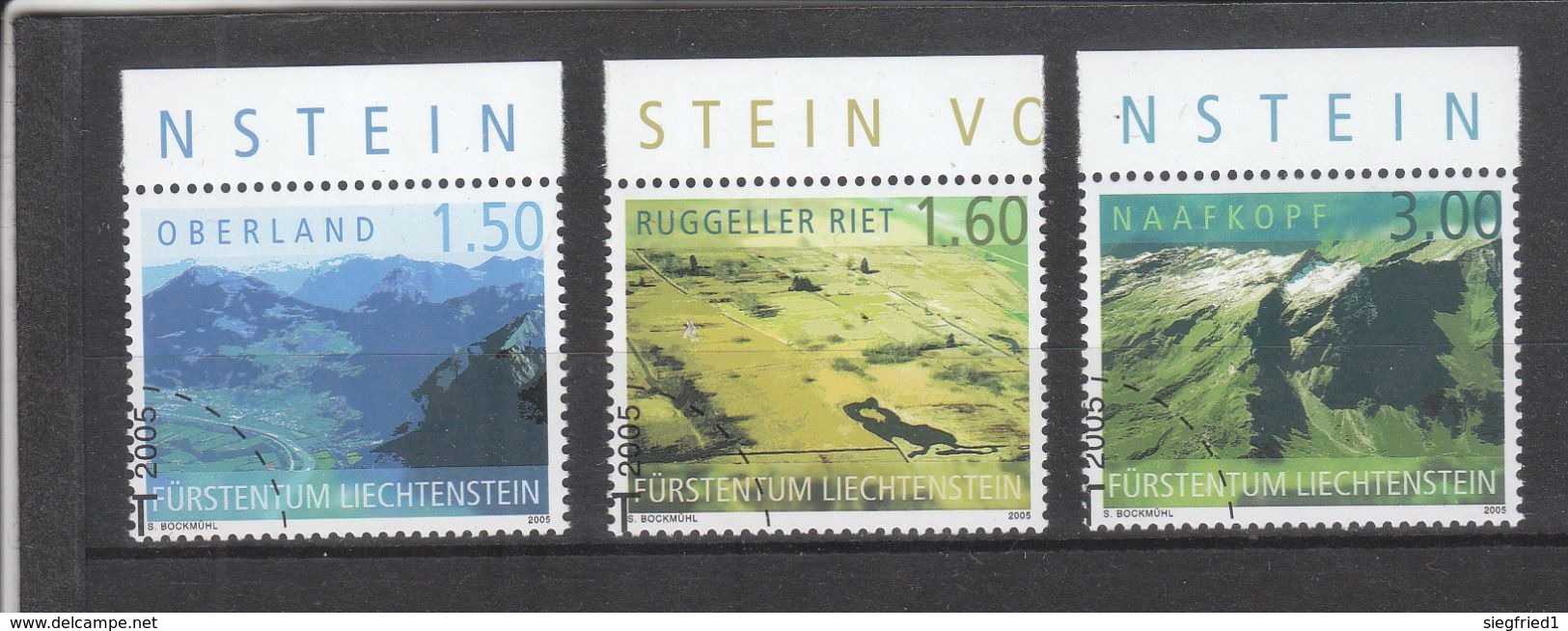 Liechtenstein  Gestempelt  1397-1399 Liechtenstein Von Oben Postpreis CHF 6,10 - Gebruikt