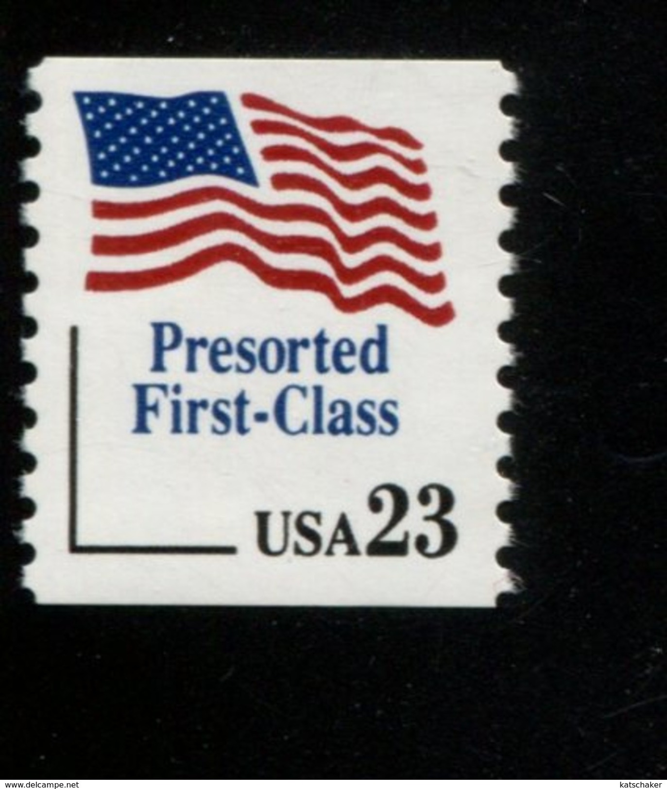 252422866   USA 1991 ** MNH SCOTT  2605 Flag PRESORTED FIRST CLASS - Unused Stamps