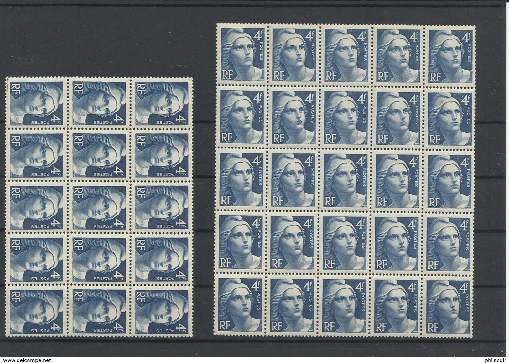 FRANCE - 42 SCANNS -LOT DE 779 TIMBRES EN MAJORITE NEUFS** SANS CHARNIERE AVEC NEUFS* AVEC CHARNIERENEUFS (*) SANS GOMME - Collections