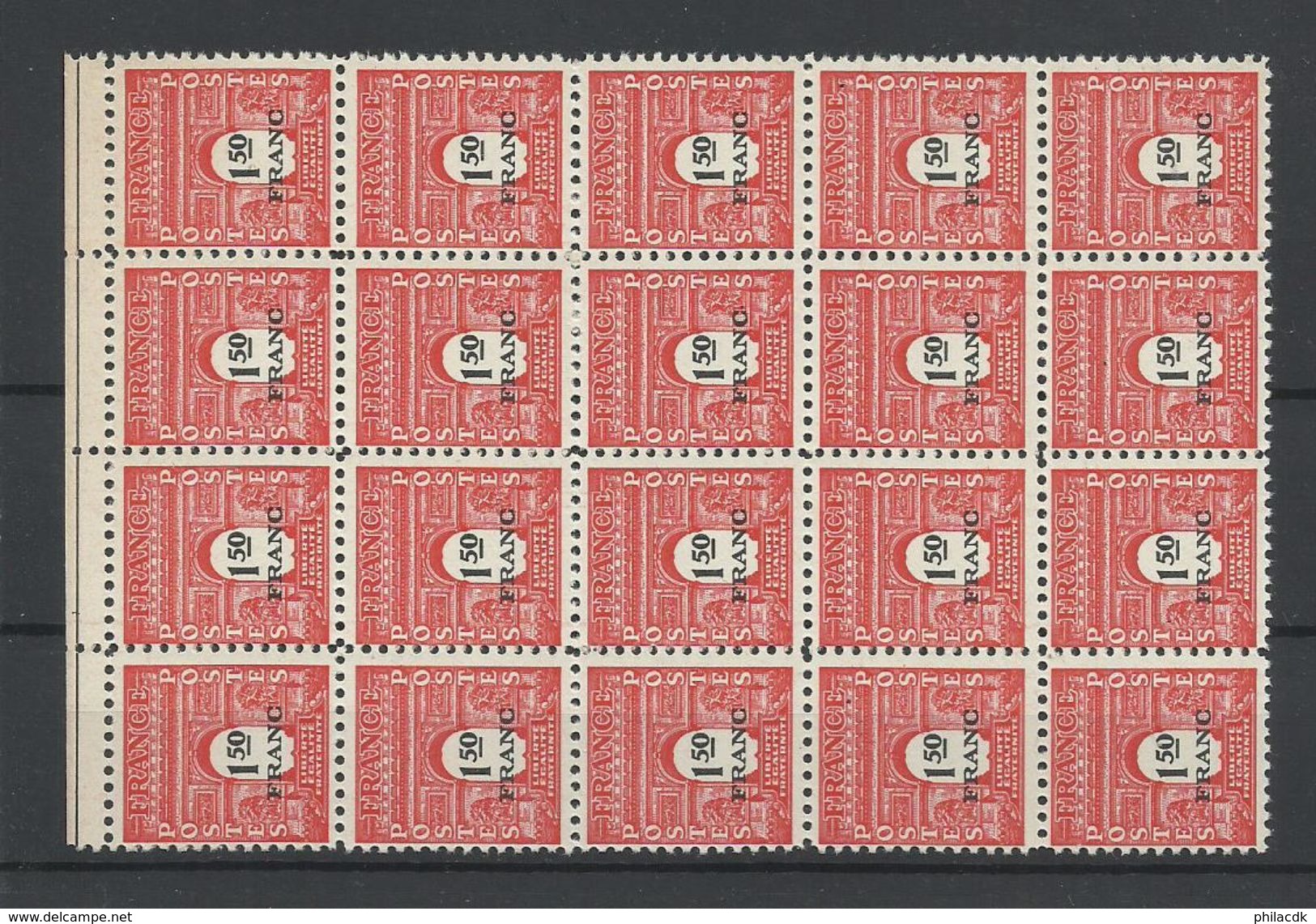 FRANCE - 47 SCANNS -LOT DE 876 NEUFS** SANS CHARNIERE/NEUFS* AVEC CHARNIERE/NEUFS (*) SANS GOMME