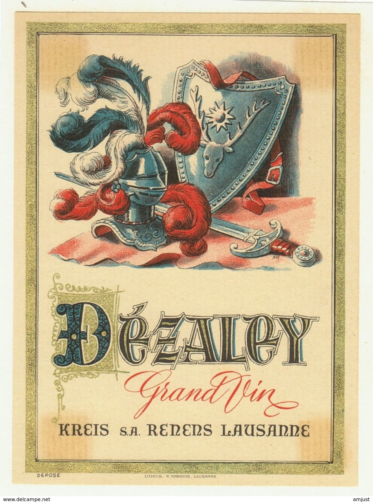 Rare // Dézaley , Kreis S.A. Renens-Lausanne, Vaud // Suisse - Autres & Non Classés