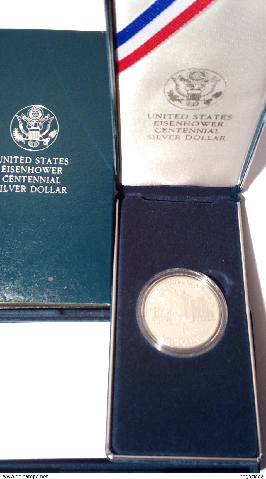 1990-P Proof Eisenhower Silver Dollar - Zonder Classificatie