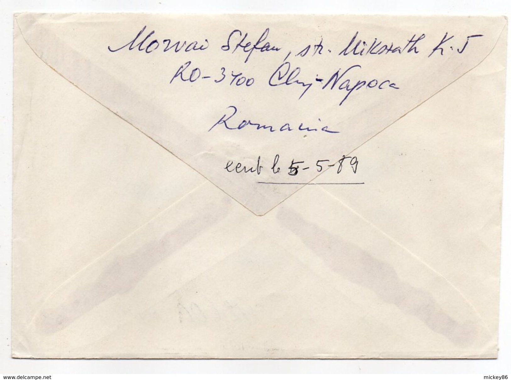 USA--1956--Lettre De MEDIA Pour PARIS-75 (France)-- Timbre Seul Sur Lettre-cachet Mécanique-griffe FIRST CLASS - Lettres & Documents