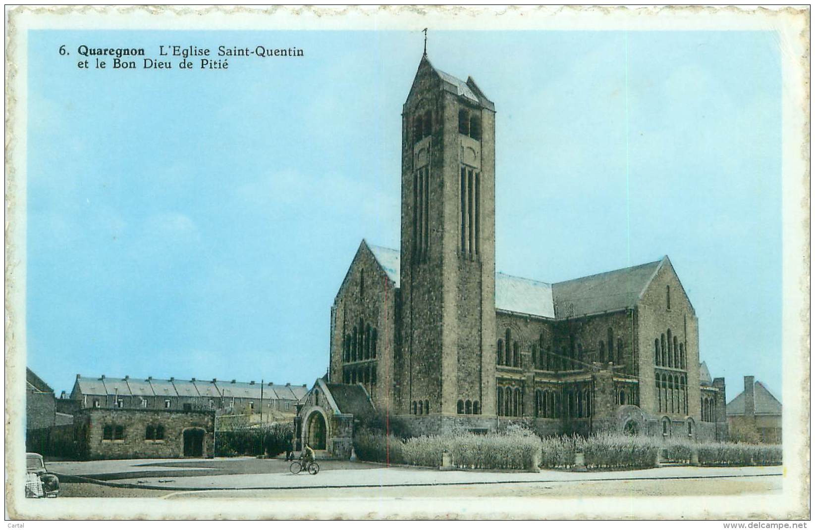 QUAREGNON - L'Eglise Saint-Quentin Et Le Bon Dieu De Pitié - Quaregnon