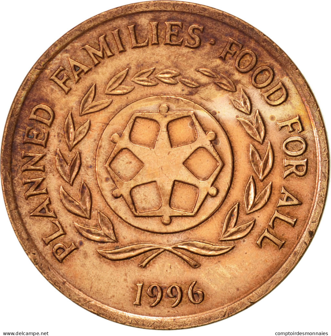 Monnaie, Tonga, King Taufa'ahau Tupou IV, 2 Seniti, 1996, TTB, Bronze, KM:67 - Tonga