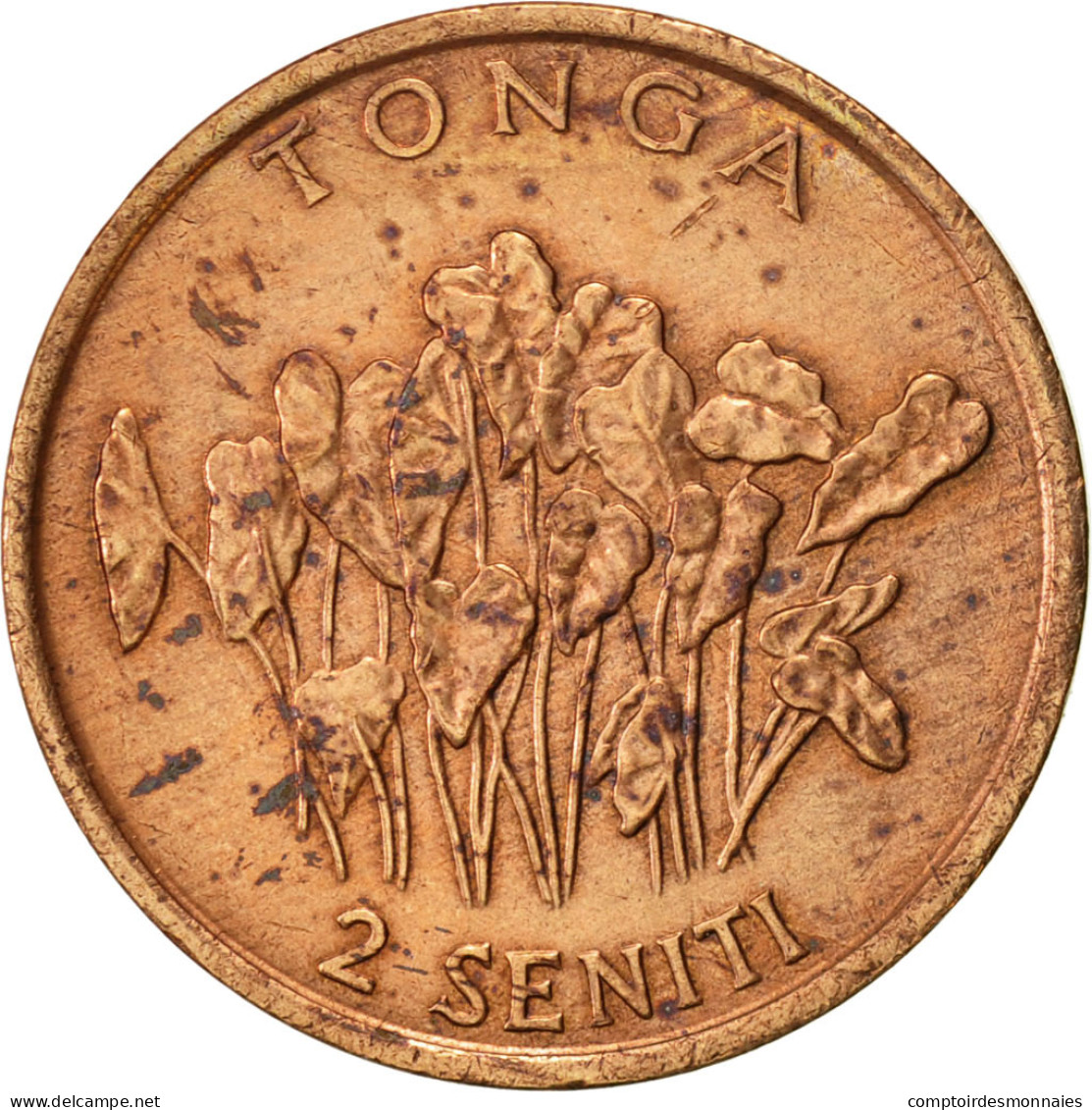 Monnaie, Tonga, King Taufa'ahau Tupou IV, 2 Seniti, 1996, TTB, Bronze, KM:67 - Tonga