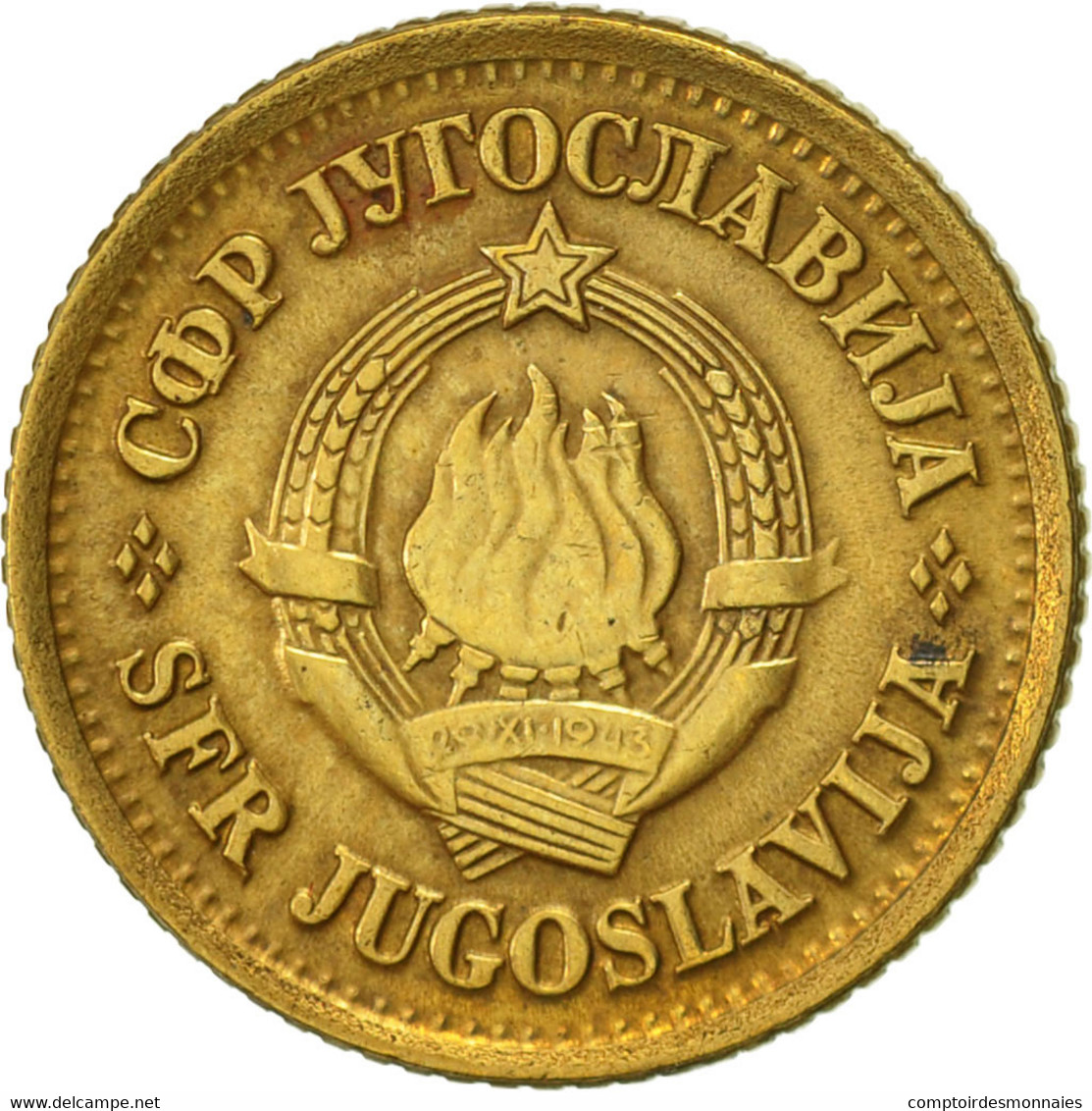 Monnaie, Yougoslavie, 5 Para, 1973, TTB+, Laiton, KM:43 - Jugoslavia