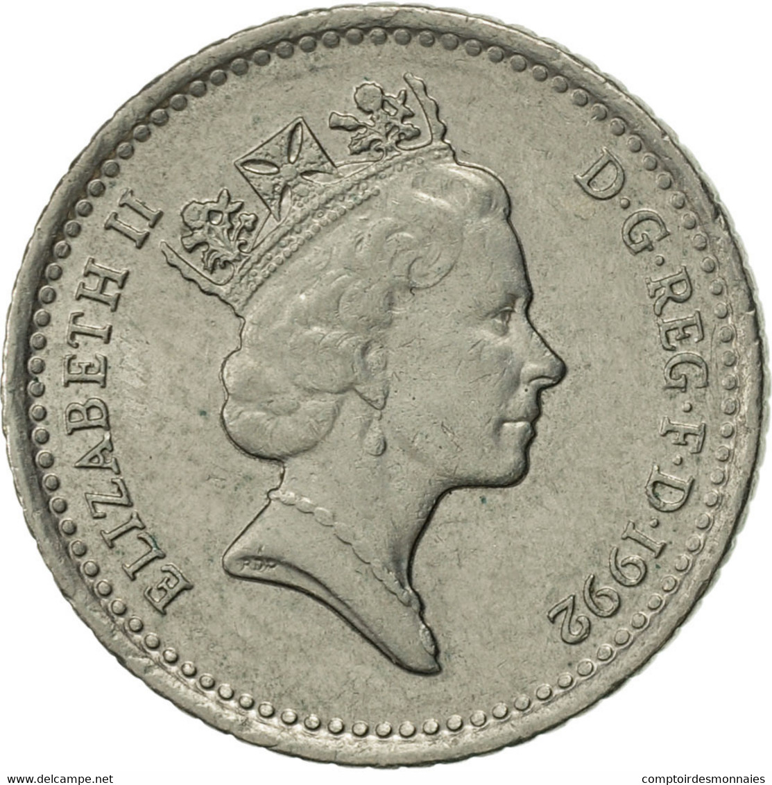 Monnaie, Grande-Bretagne, Elizabeth II, 5 Pence, 1992, SUP, Copper-nickel - 5 Pence & 5 New Pence
