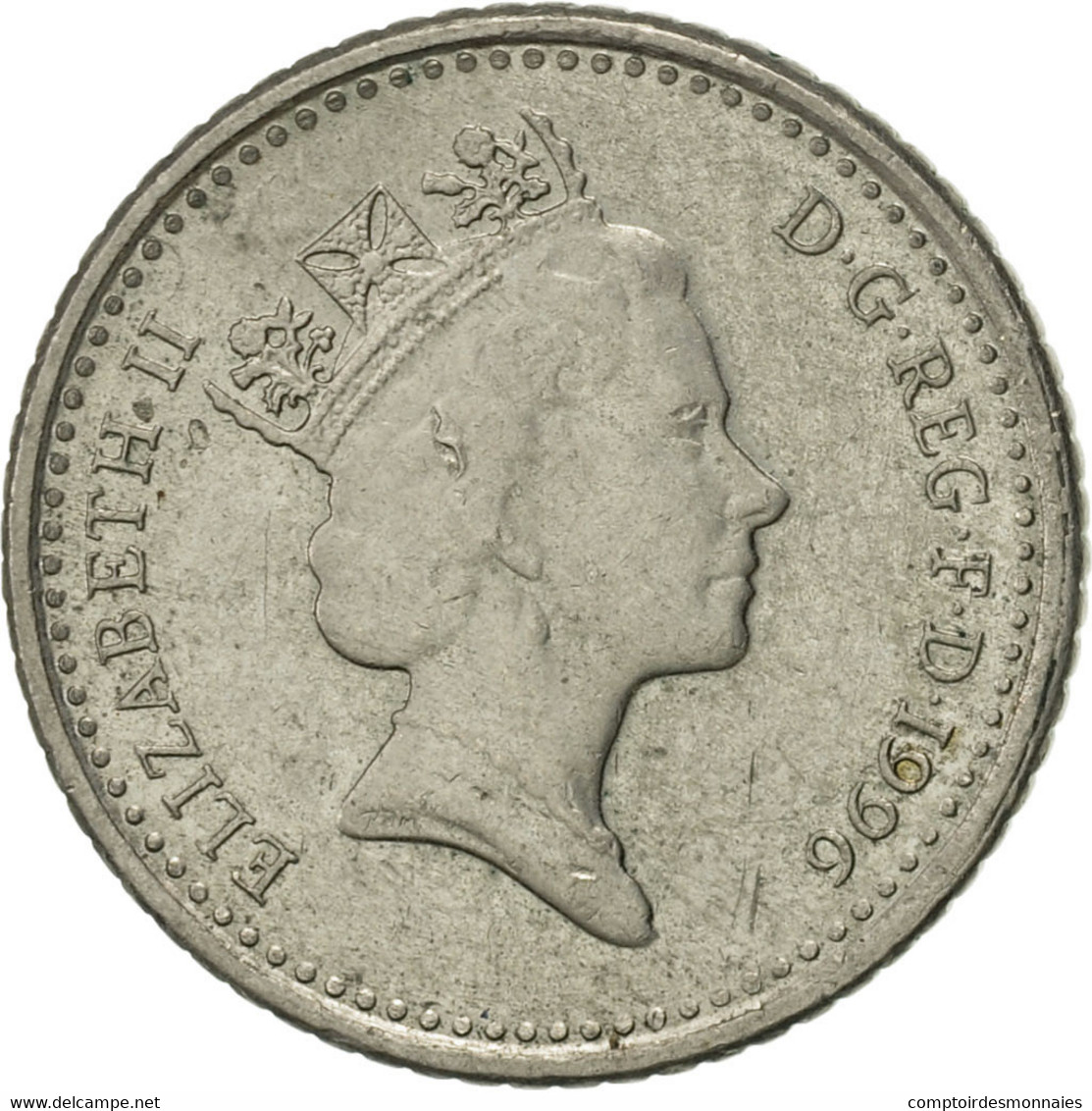 Monnaie, Grande-Bretagne, Elizabeth II, 5 Pence, 1996, SUP, Copper-nickel - 5 Pence & 5 New Pence