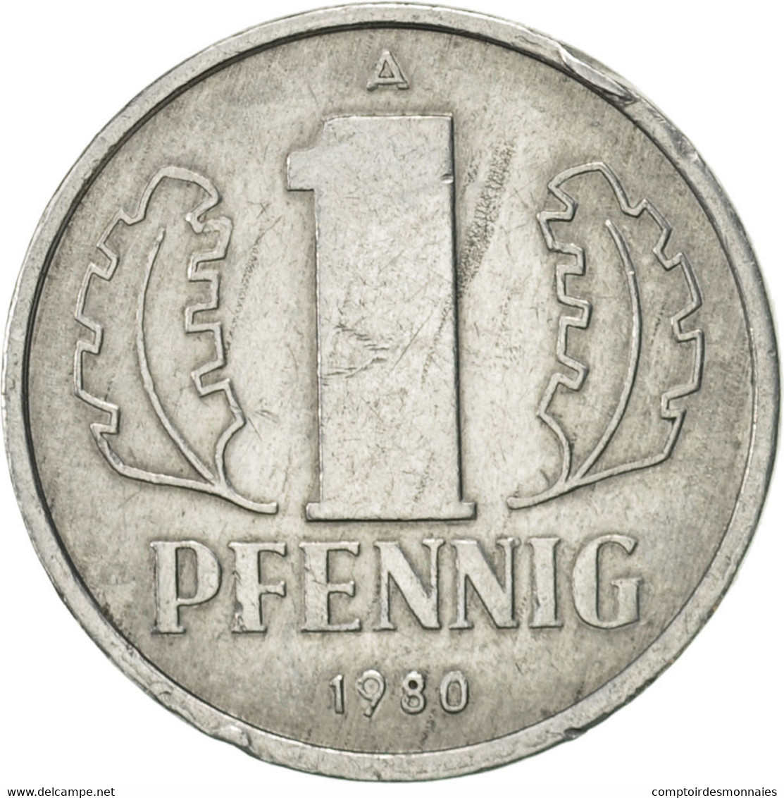 Monnaie, GERMAN-DEMOCRATIC REPUBLIC, Pfennig, 1980, Berlin, SUP, Aluminium - 1 Pfennig