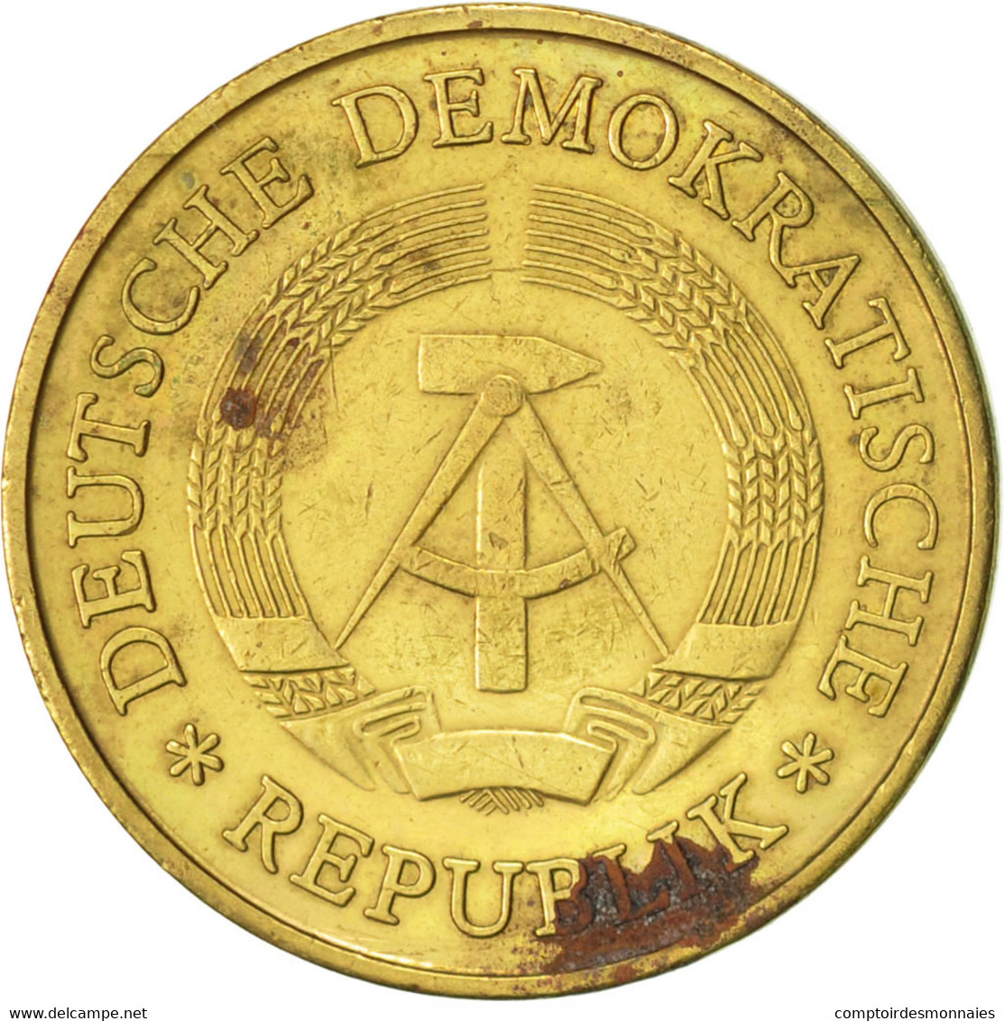 Monnaie, GERMAN-DEMOCRATIC REPUBLIC, 20 Pfennig, 1984, Berlin, TTB, Laiton - 20 Pfennig