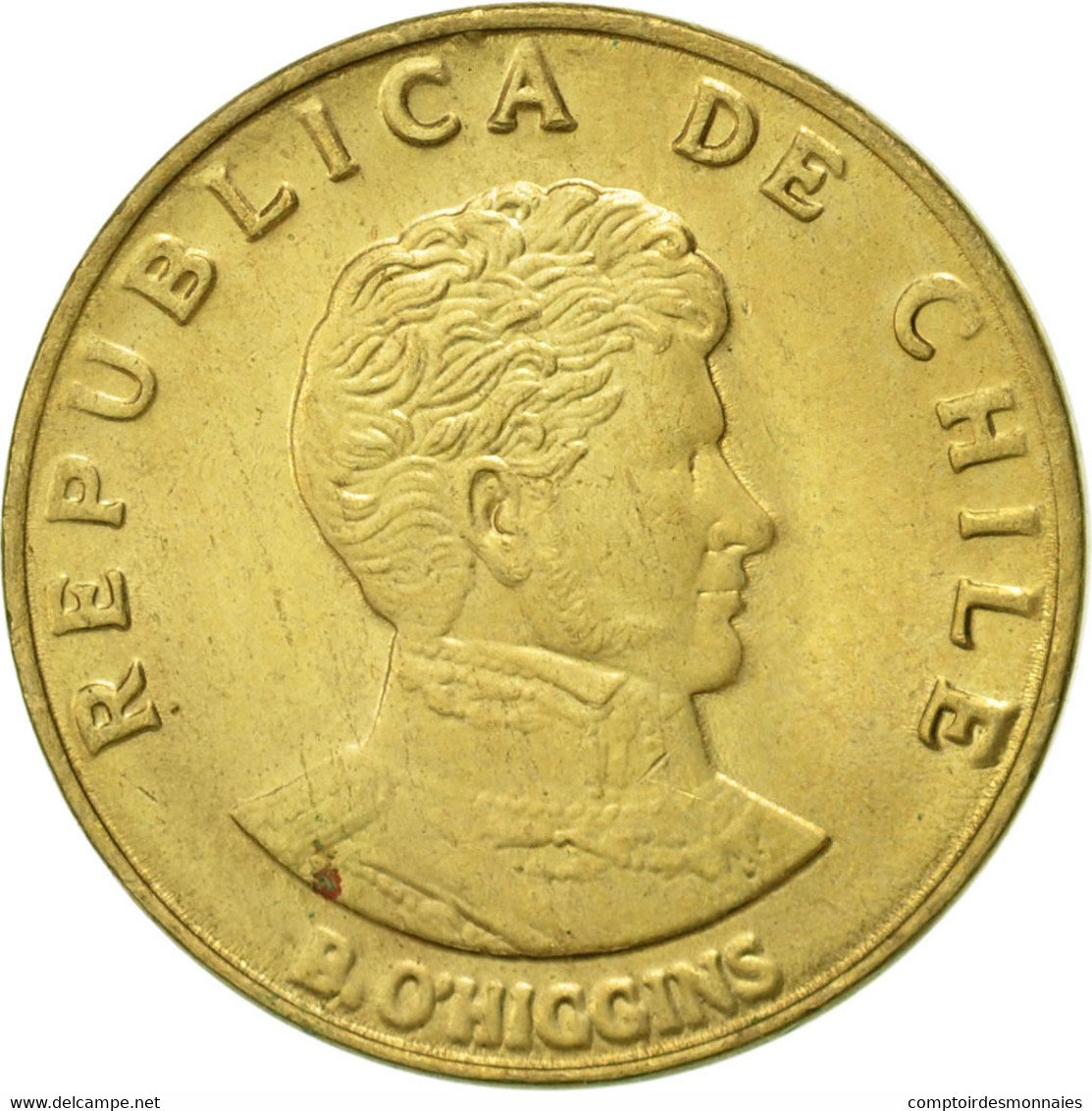 Monnaie, Chile, 10 Centesimos, 1971, SUP, Aluminum-Bronze, KM:194 - Chili