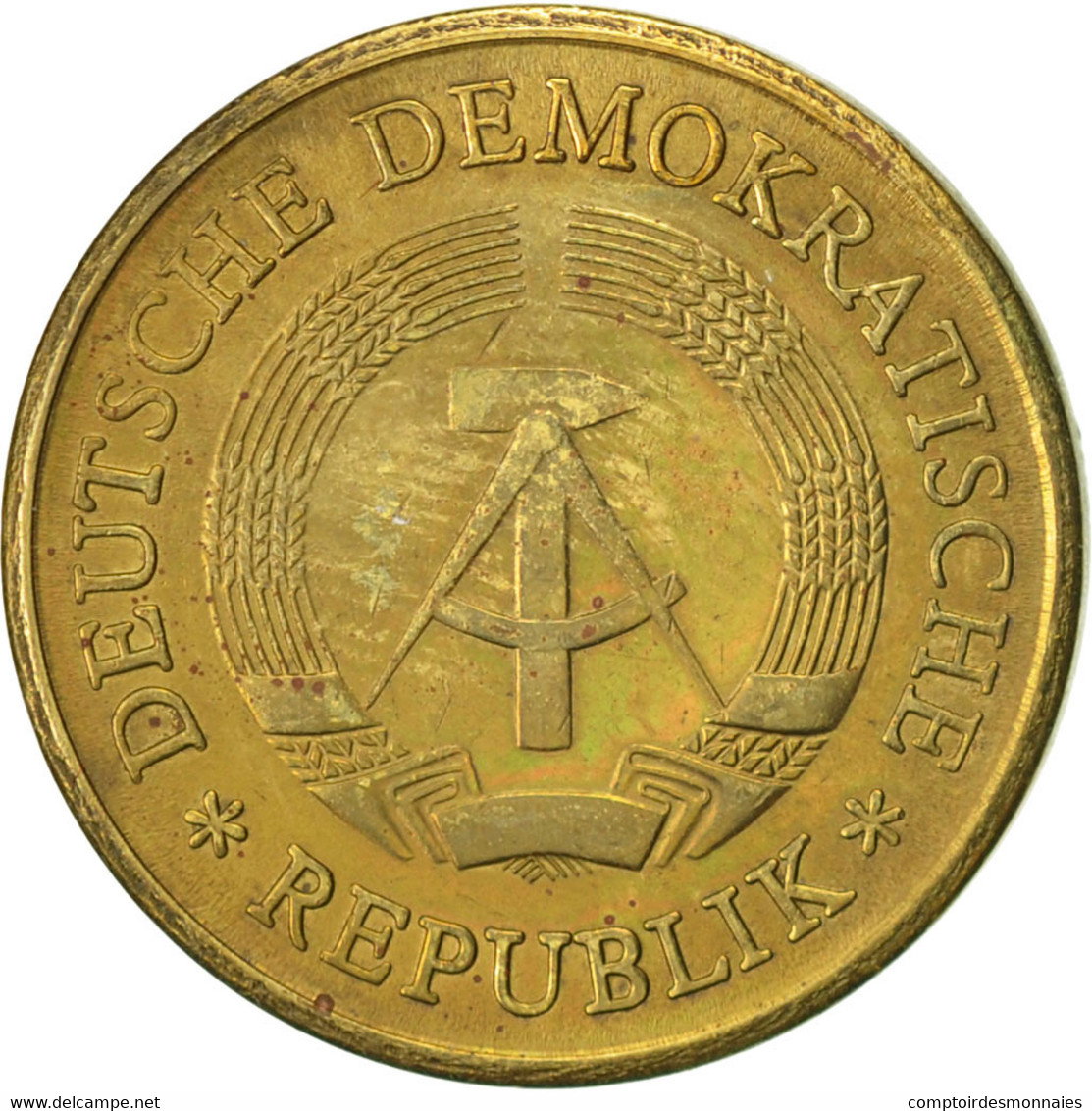 Monnaie, GERMAN-DEMOCRATIC REPUBLIC, 20 Pfennig, 1971, Berlin, TTB, Laiton - 20 Pfennig