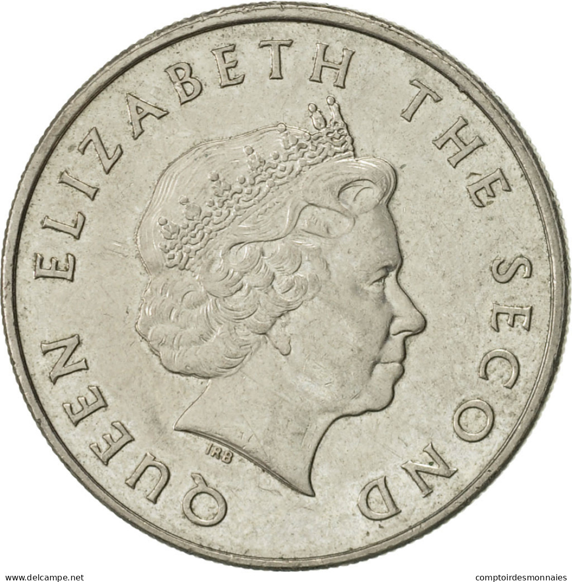 Monnaie, Etats Des Caraibes Orientales, Elizabeth II, 25 Cents, 2002, British - Britse Caribische Gebieden