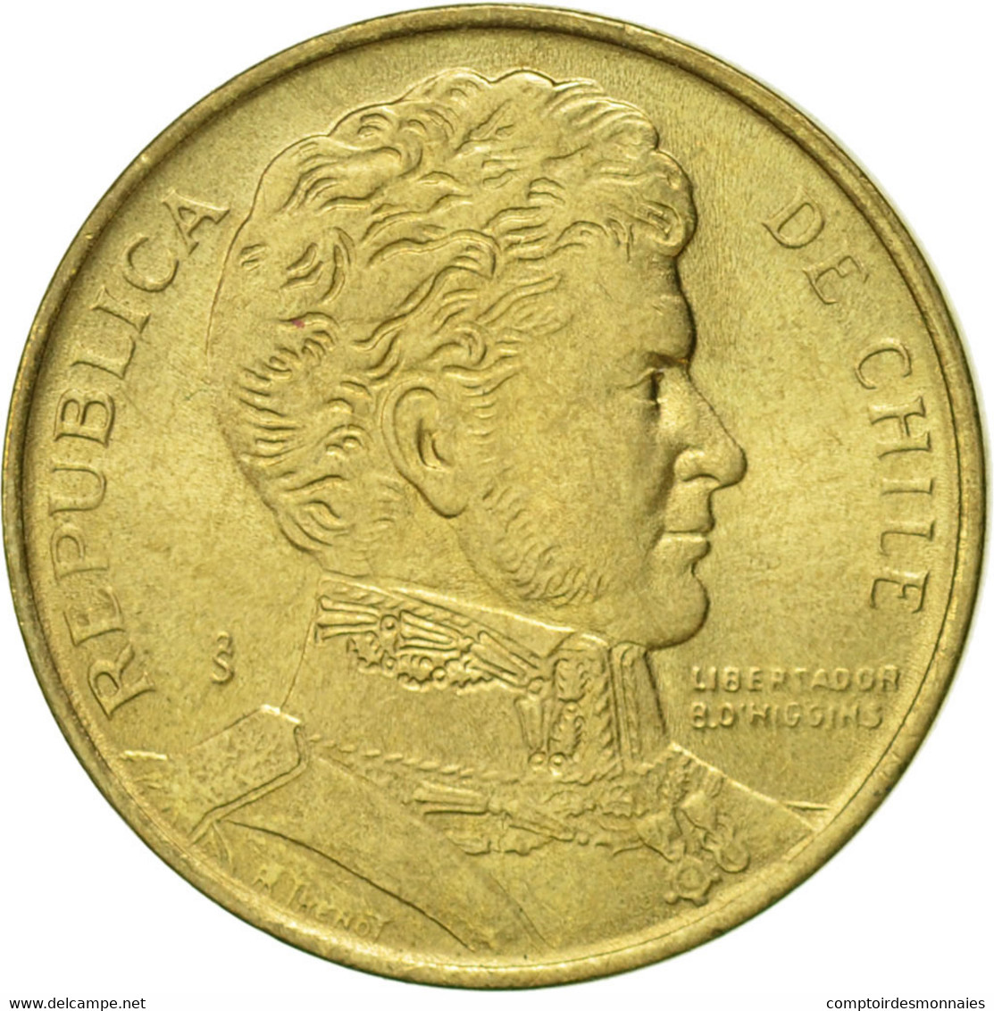 Monnaie, Chile, Peso, 1989, SUP, Aluminum-Bronze, KM:216.2 - Chile