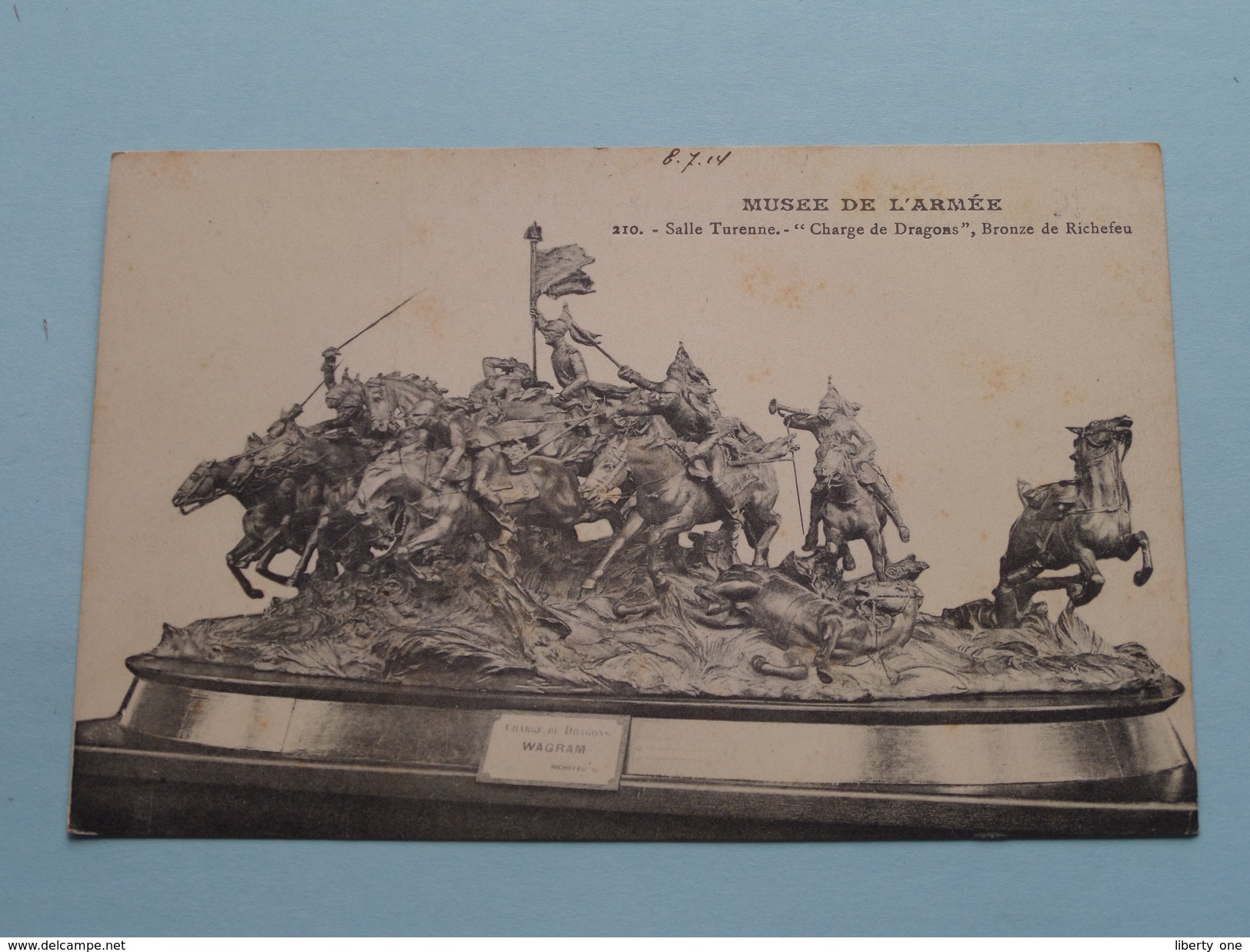 Salle Turenne " Charge De Dragons " Bronze De Richefeu ( Musée Des L'Armée / 210 ) Anno 19?? ( Zie Foto Details ) !! - Monuments Aux Morts