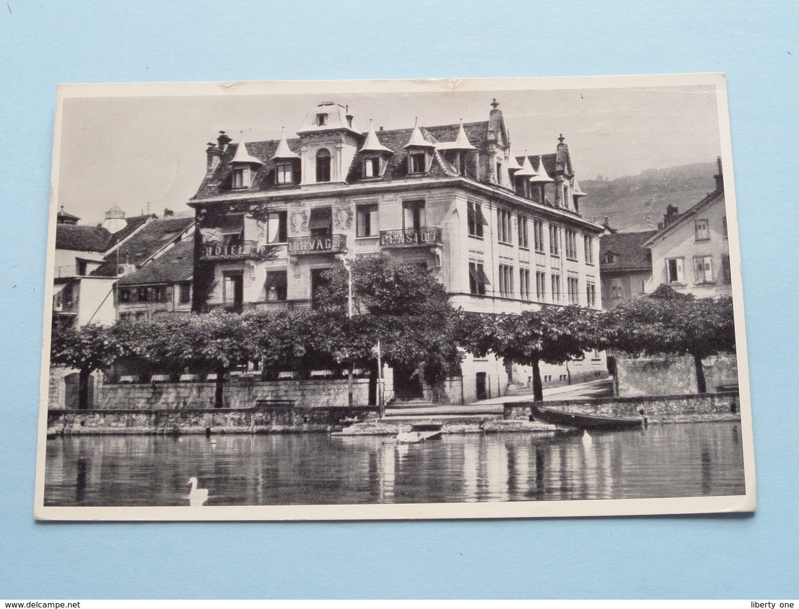 HOTEL De VILLE Et Du RIVAGE Pension : Ch. Bernhard ( Kohler ) Anno 1952 ( Zie Foto Details ) ! - Other & Unclassified