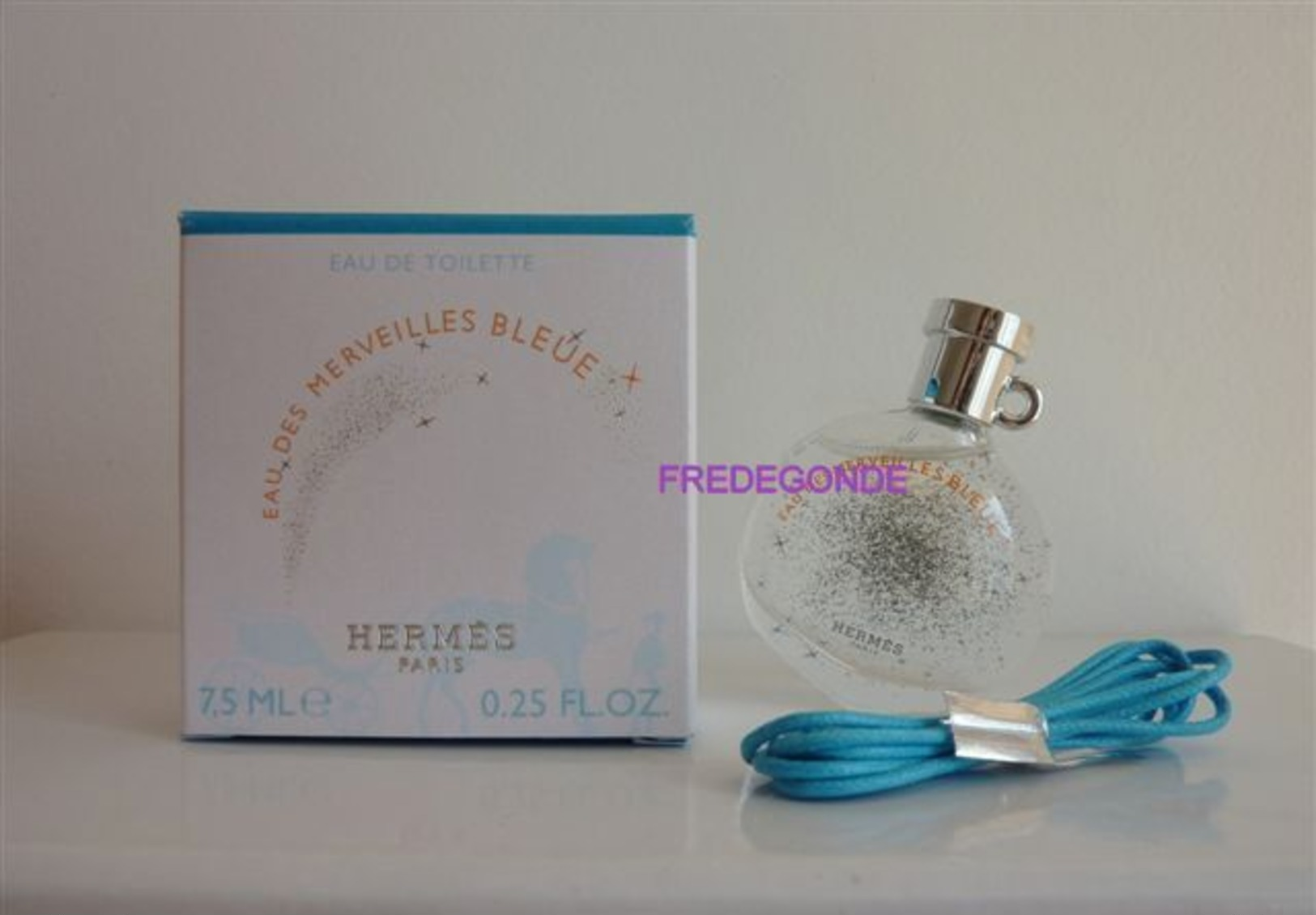 Miniature EAU DES MERVEILLES BLEUE De Hermès - Miniatures Femmes (avec Boite)