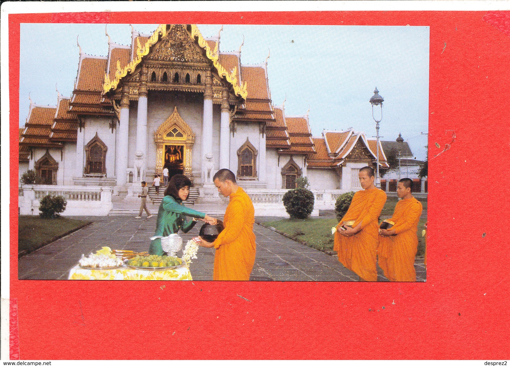 BANGKOK Cp Animée Wat Benjamabopit             Ch 45 Edit  Filta - Thaïlande