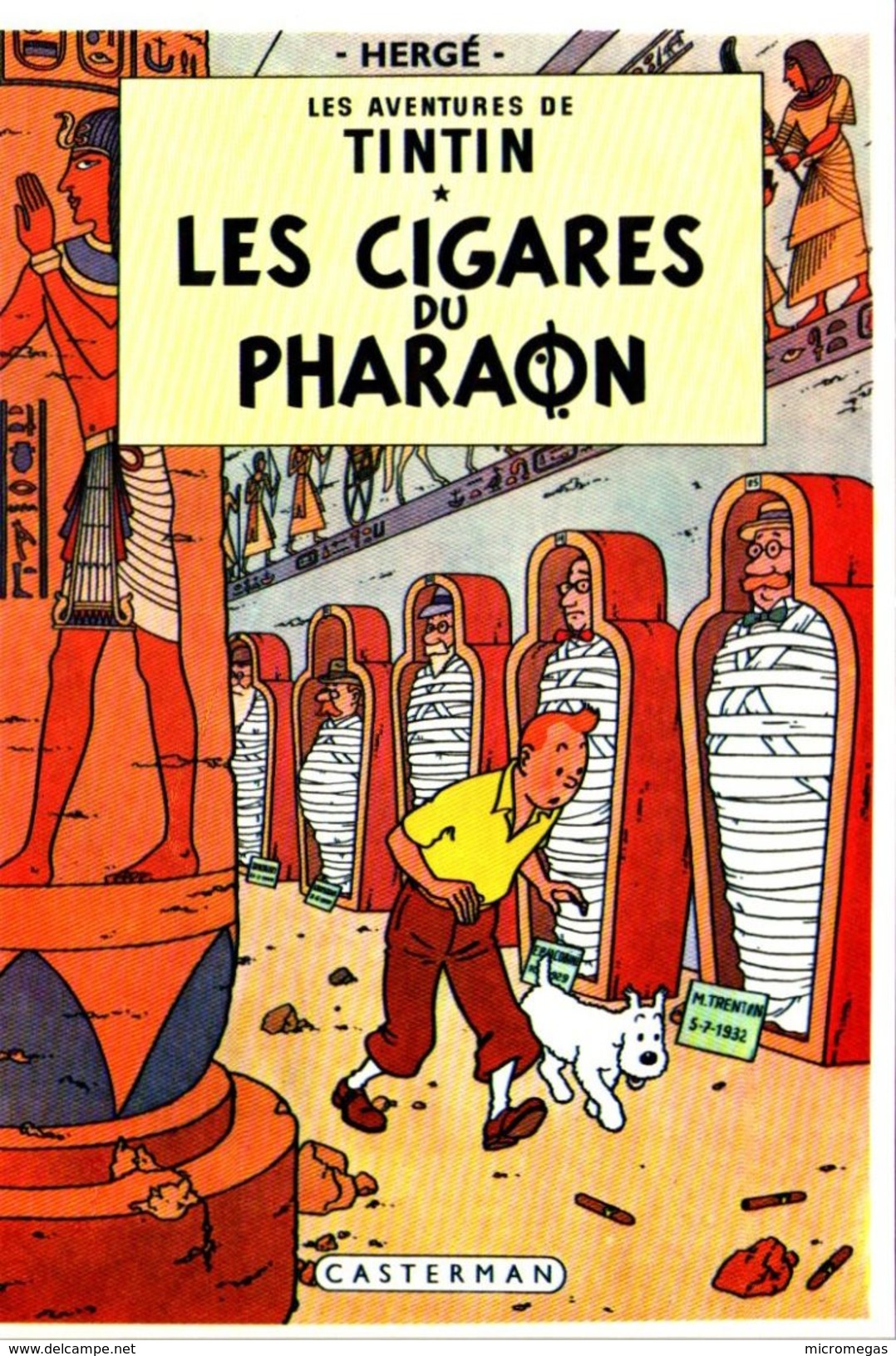 HERGE - Les Aventures De Tintin - Les Cigares Du Pharaon - Hergé