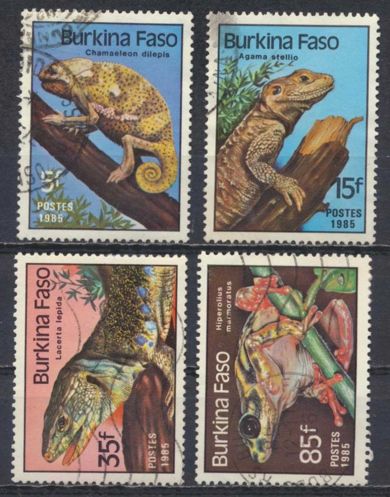 °°° BURKINA FASO - Y&T N°662/65 - 1985 °°° - Burkina Faso (1984-...)