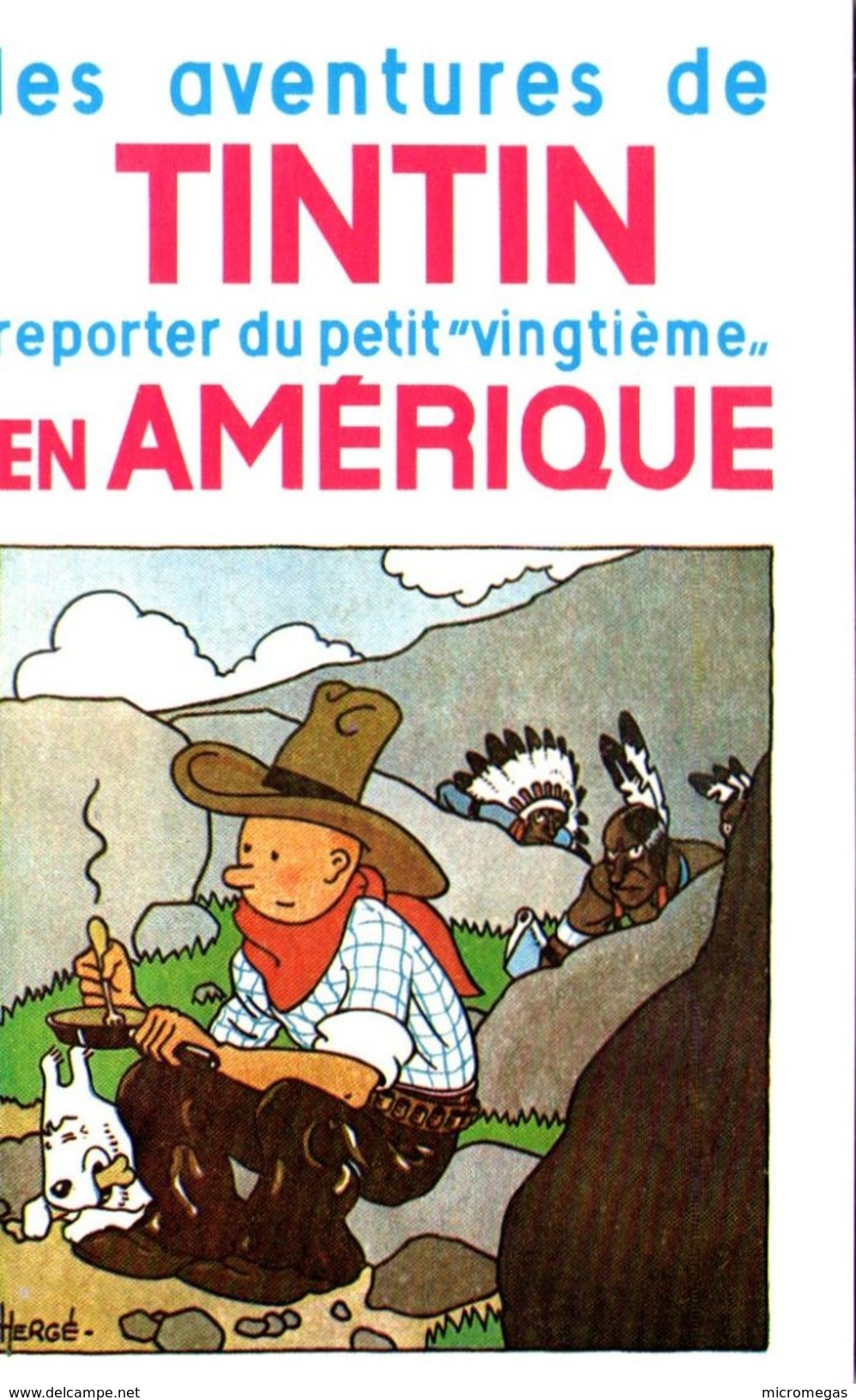 HERGE - Les Aventures De Tintin - Tintin En Amérique - Hergé