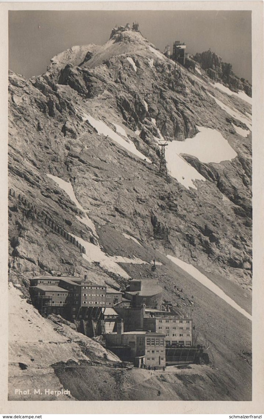 AK Zugspitze Schneefernerhaus Hotel Hütte Bayerische Zugspitzbahn Bergstation Bei Hammersbach Grainau Ehrwald Garmisch - Zugspitze