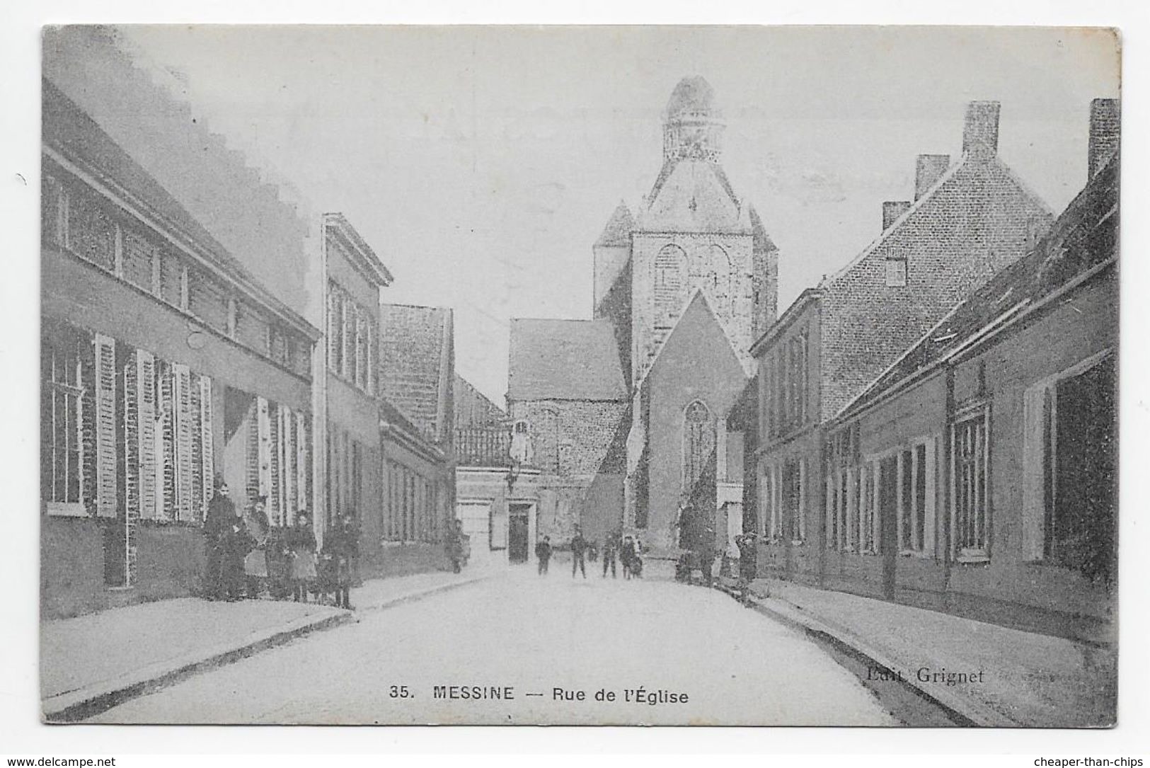 Messin - Rue De L'Eglise - Edit. Le Deley 35 - Messines - Mesen