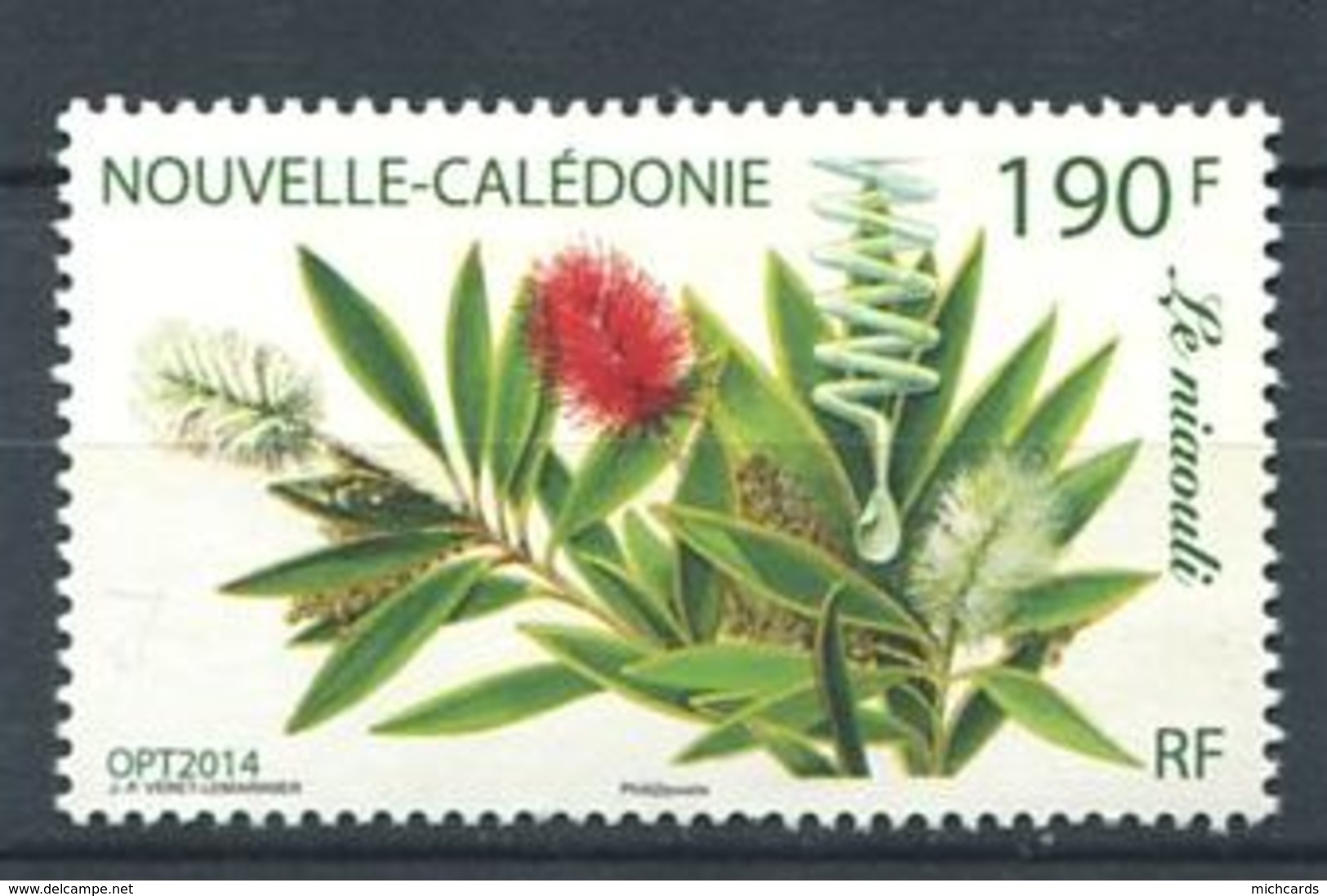 208 NOUVELLE CALEDONIE 2014 - Yvert 1230 - Fleur - Neuf ** (MNH) Sans Trace De Charniere - Unused Stamps
