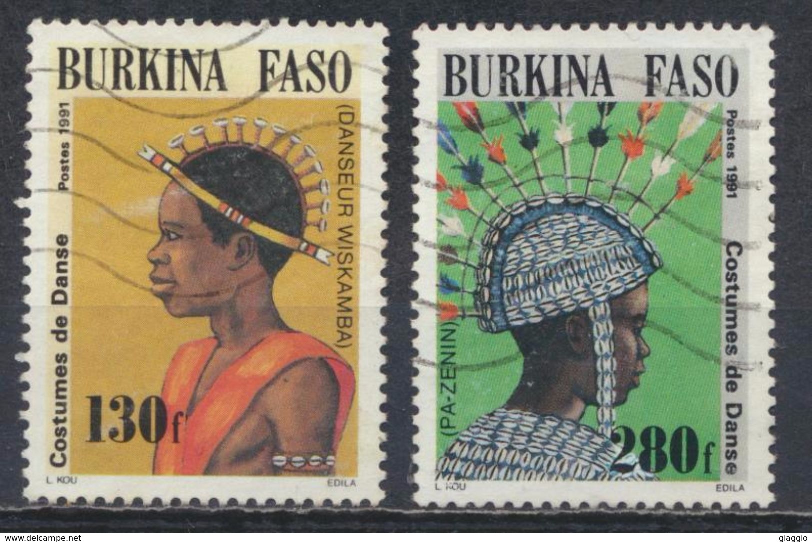 °°° BURKINA FASO - Y&T N°844/45 - 1991 °°° - Burkina Faso (1984-...)