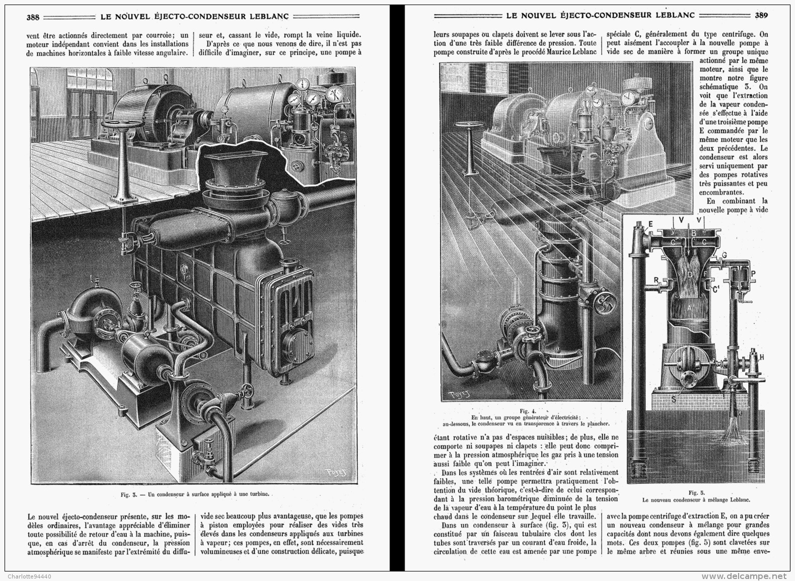 LE NOUVEL EJECTO-CONDENSEUR " LEBLANC "   1908 - Other & Unclassified