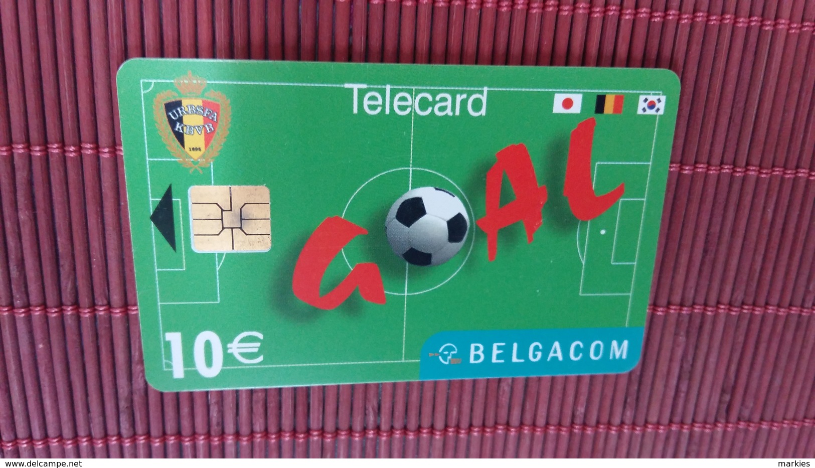 Phonecard Football Goal Edition 10 Euro Low Issue Rare - With Chip