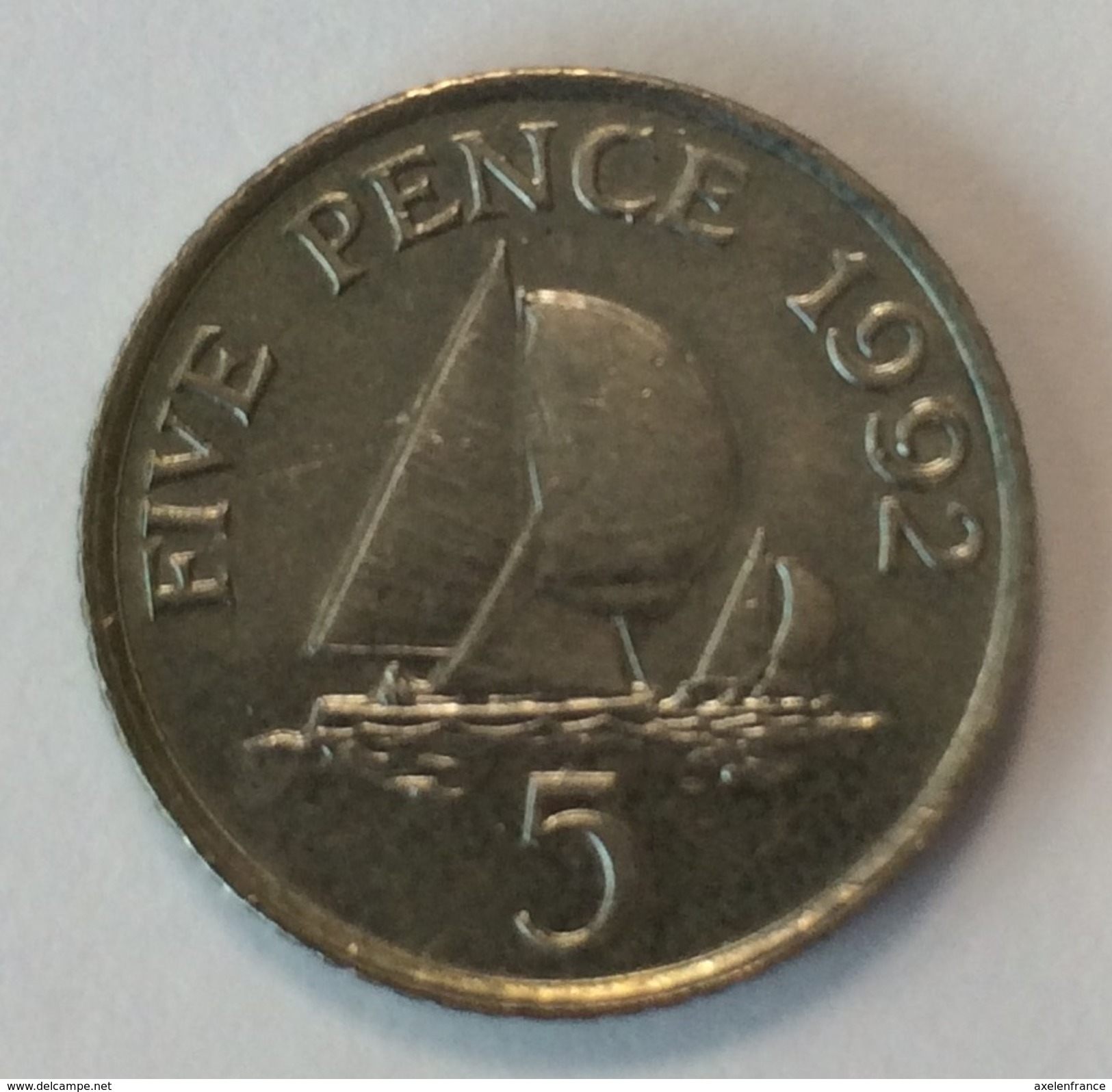 Guernesey 5 Pence 1992 - Guernsey