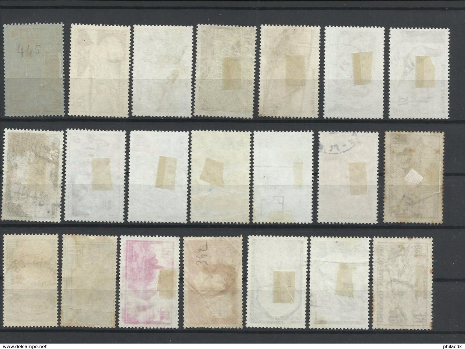 FRANCE  - VOIR 98 SCANNS - COLLECTION DE 1748 TIMBRES NEUFS* AVEC CHARNIERE OU GOMME ALTEREE/OBLITERES