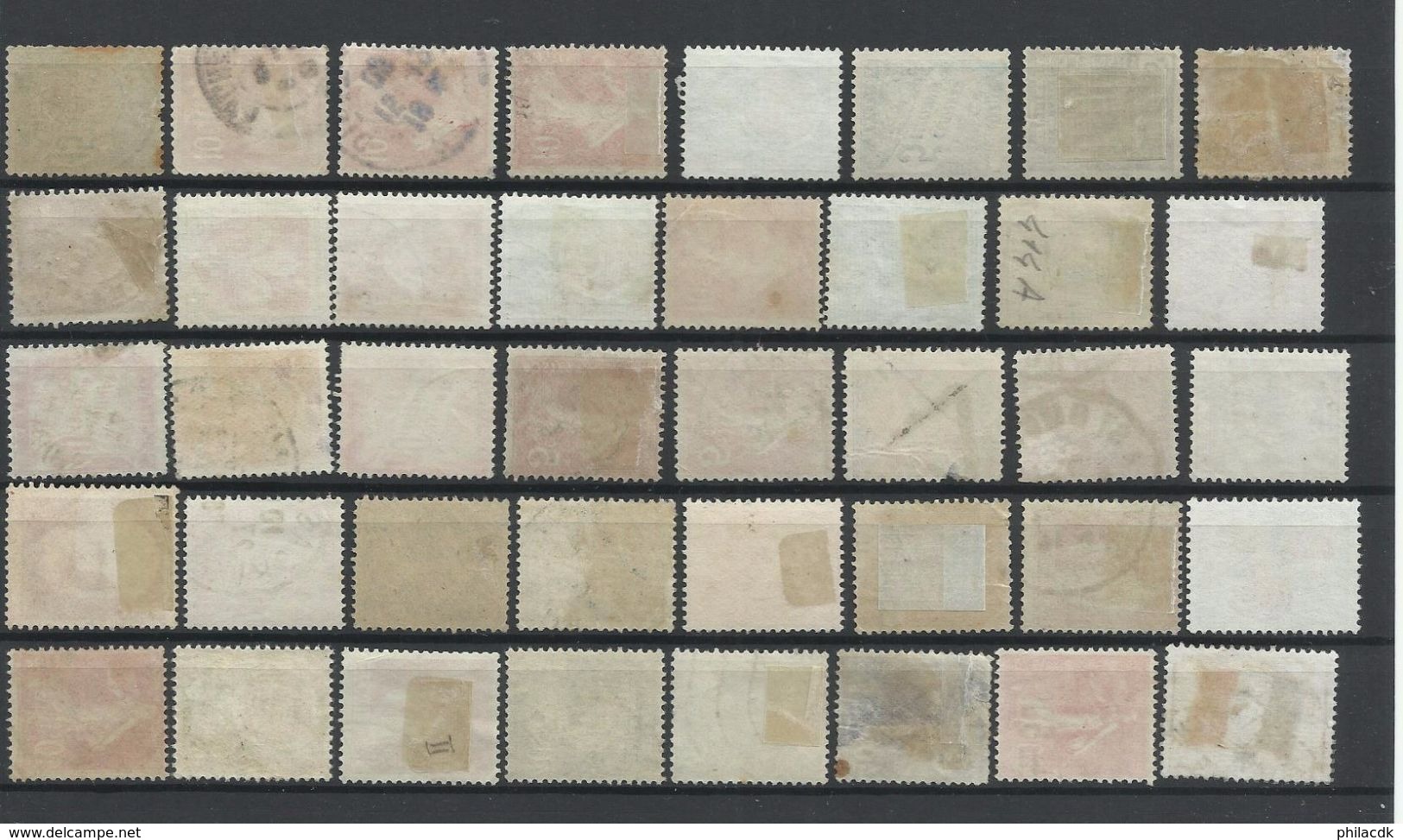 FRANCE  - VOIR 98 SCANNS - COLLECTION DE 1748 TIMBRES NEUFS* AVEC CHARNIERE OU GOMME ALTEREE/OBLITERES