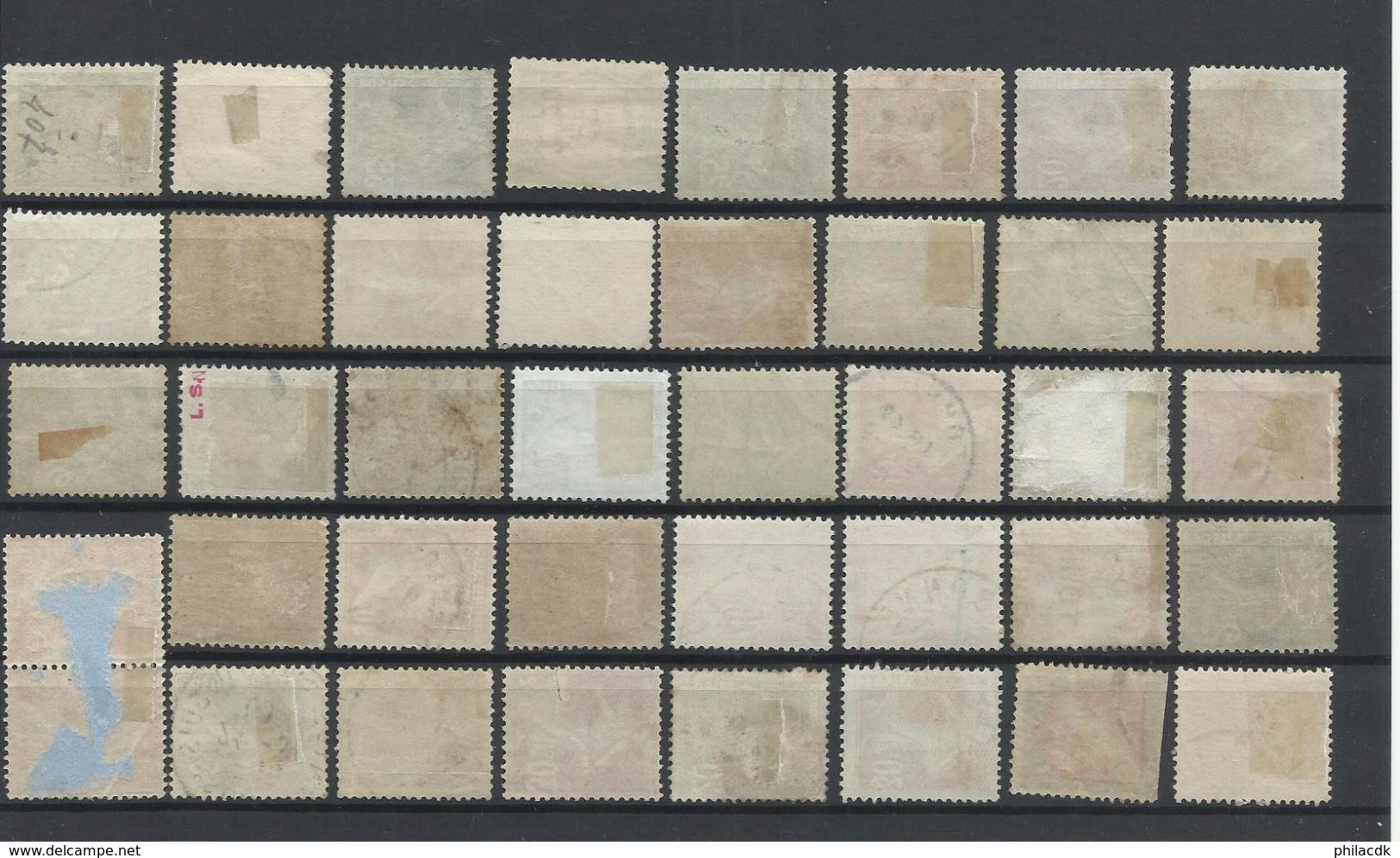 FRANCE  - VOIR 98 SCANNS - COLLECTION DE 1748 TIMBRES NEUFS* AVEC CHARNIERE OU GOMME ALTEREE/OBLITERES