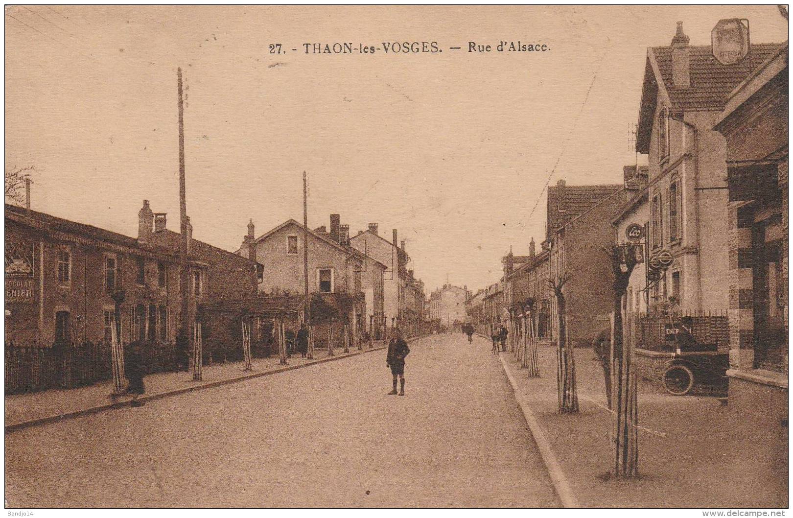 Thaon Les Vosges  - Rue D'Alsace  -scan Recto-verso - Thaon Les Vosges