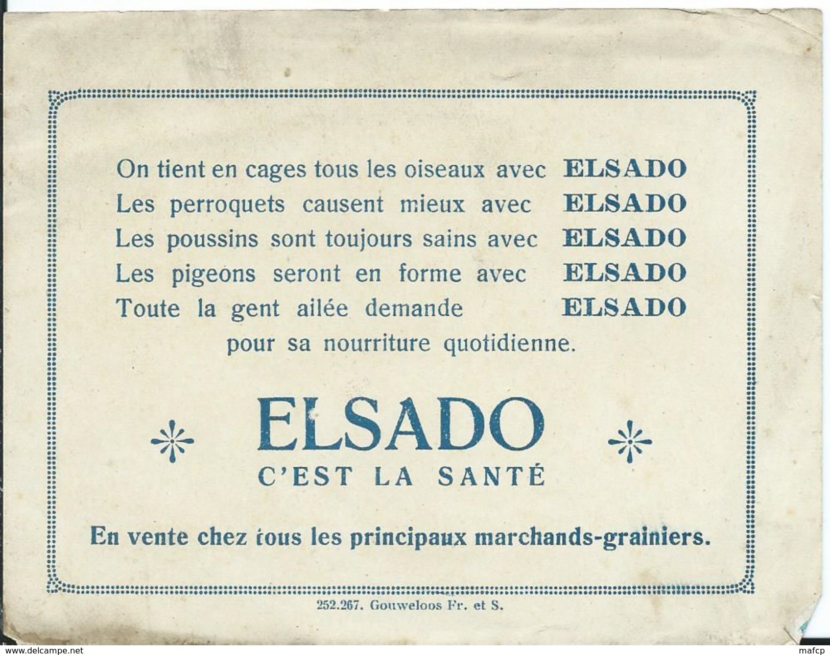 ELSADO - Graines Pour Oiseaux - Agriculture